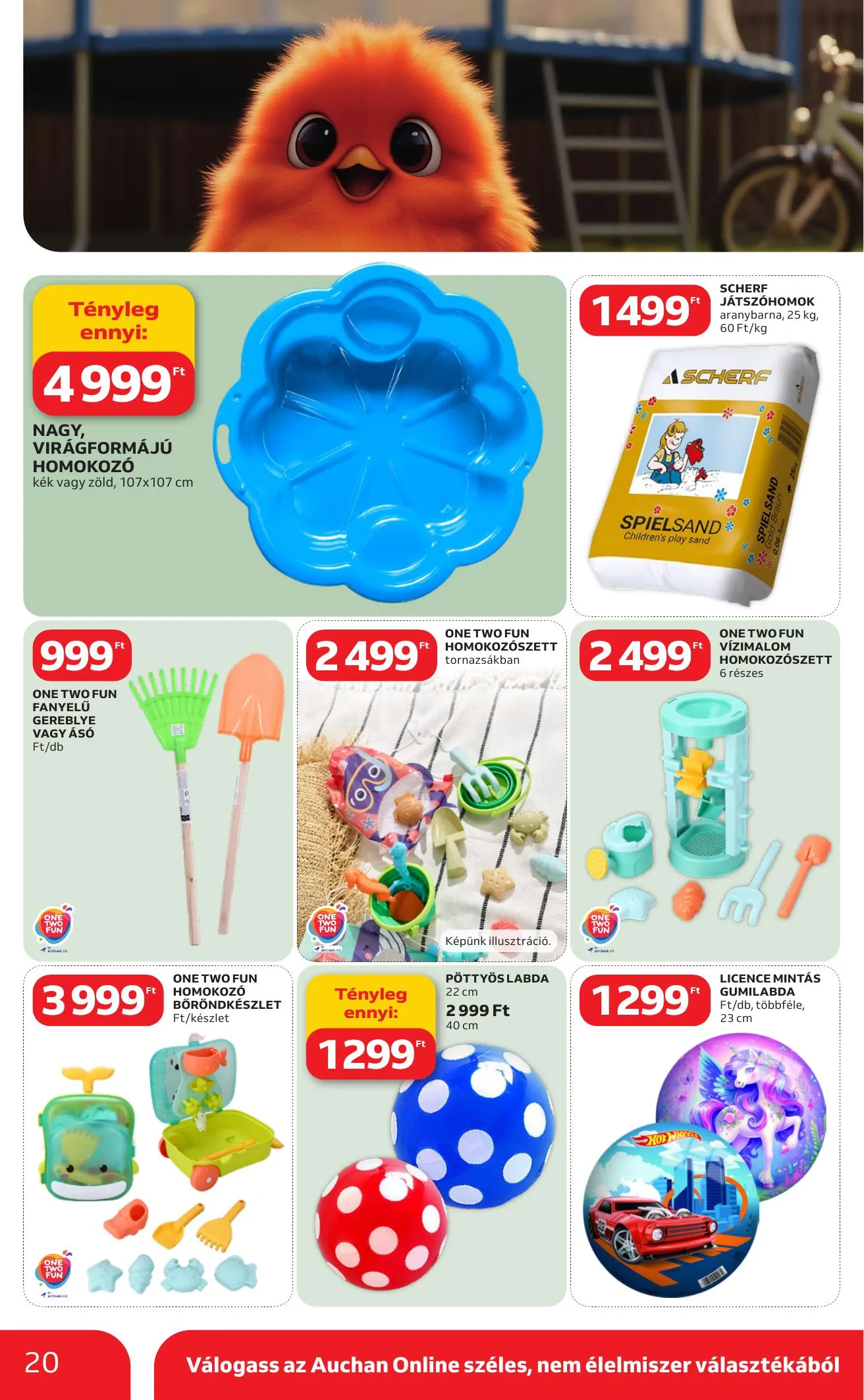 Auchan akciós újság Hipermarket Ki a szabadba 03.05–04.04 – 20. oldal