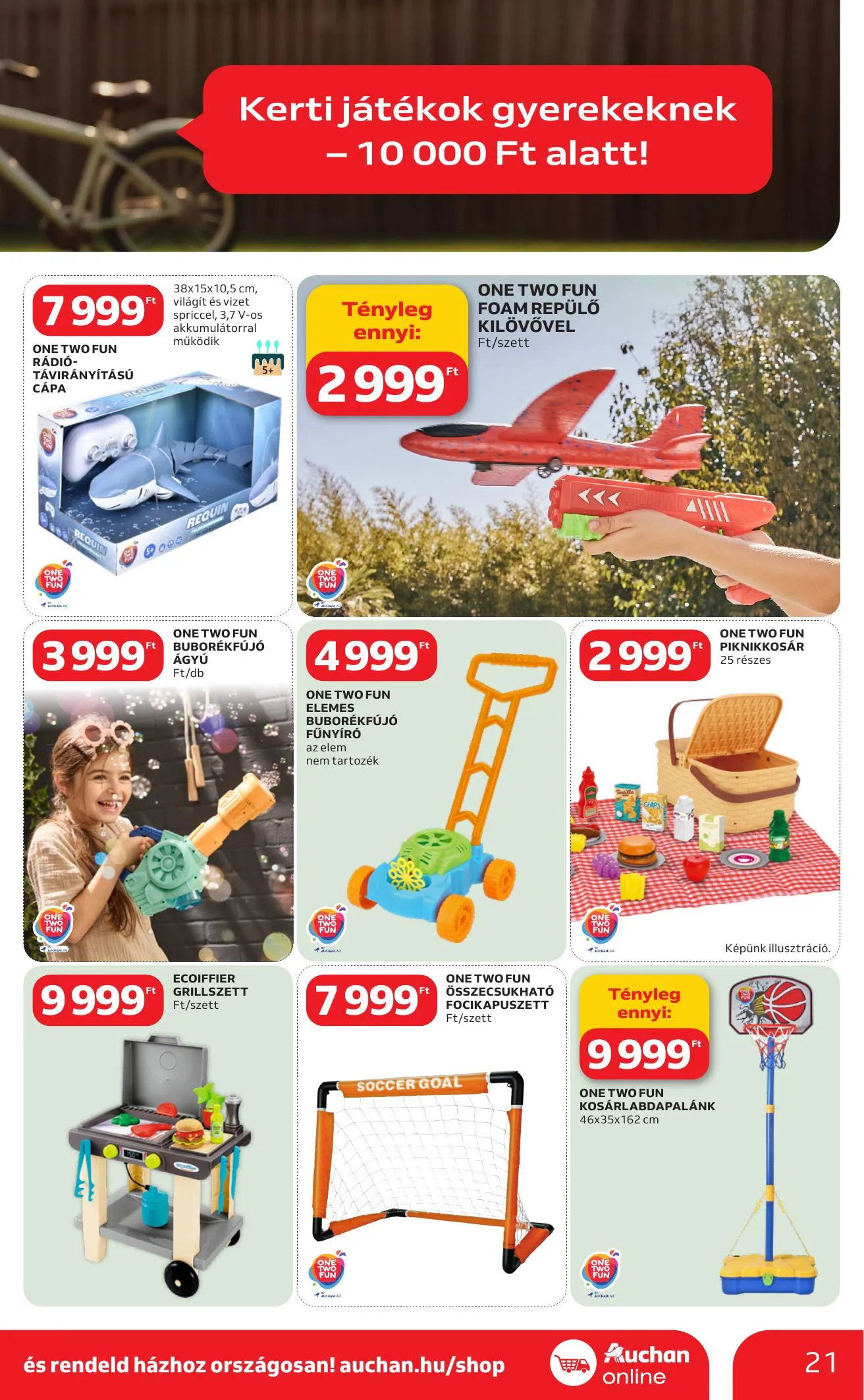Auchan akciós újság Hipermarket Ki a szabadba 03.05–04.04 – 21. oldal