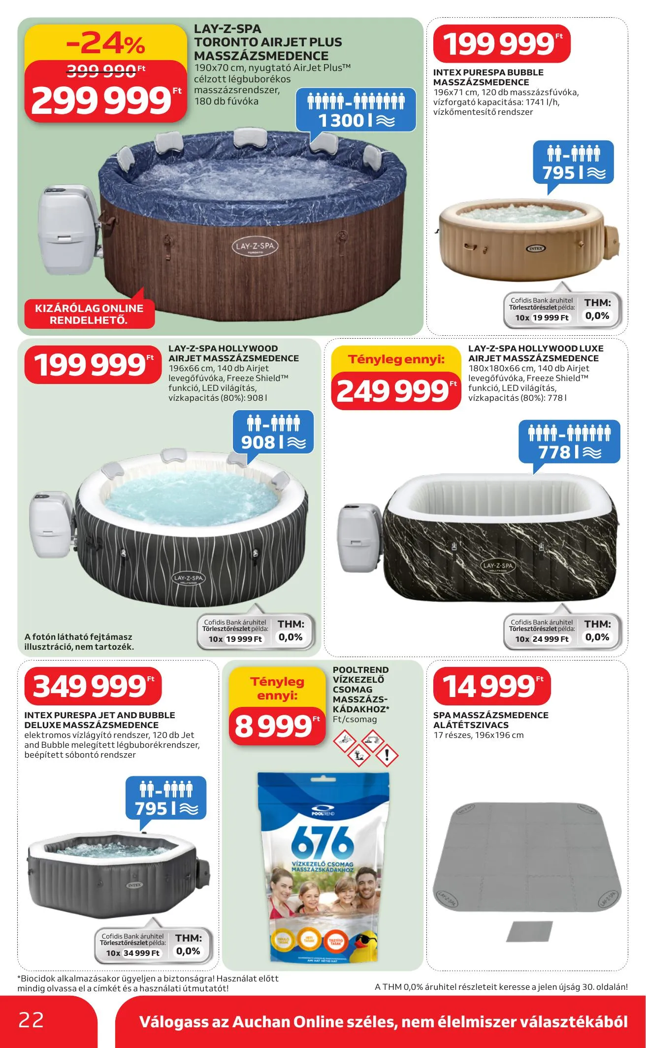 Auchan akciós újság Hipermarket Ki a szabadba 03.05–04.04 – 22. oldal
