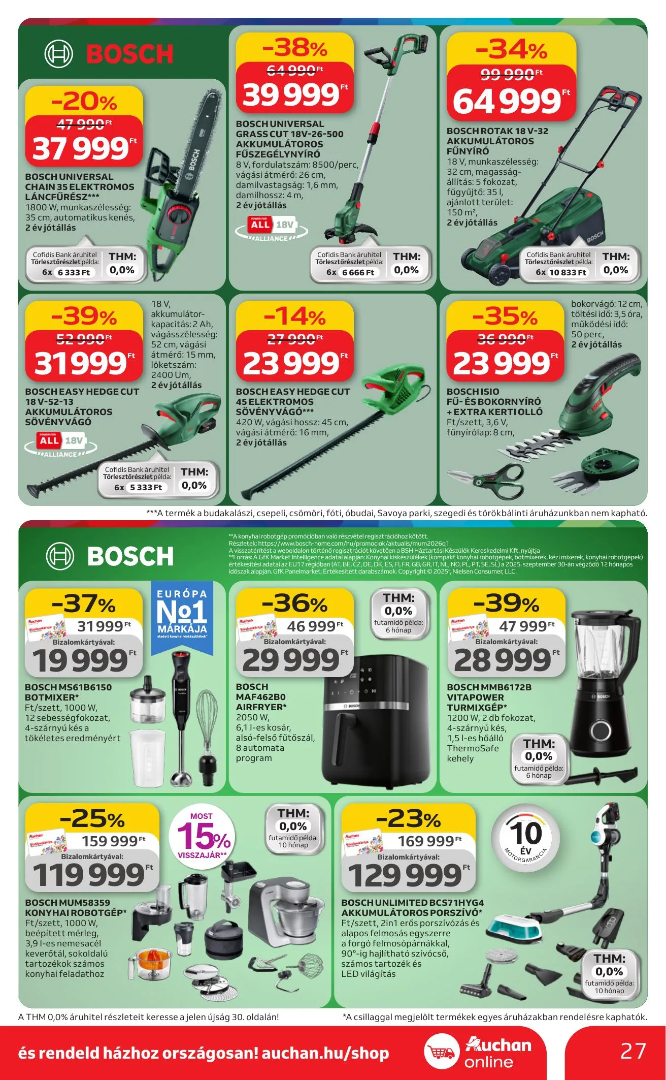 Auchan akciós újság Hipermarket Ki a szabadba 03.05–04.04 – 27. oldal