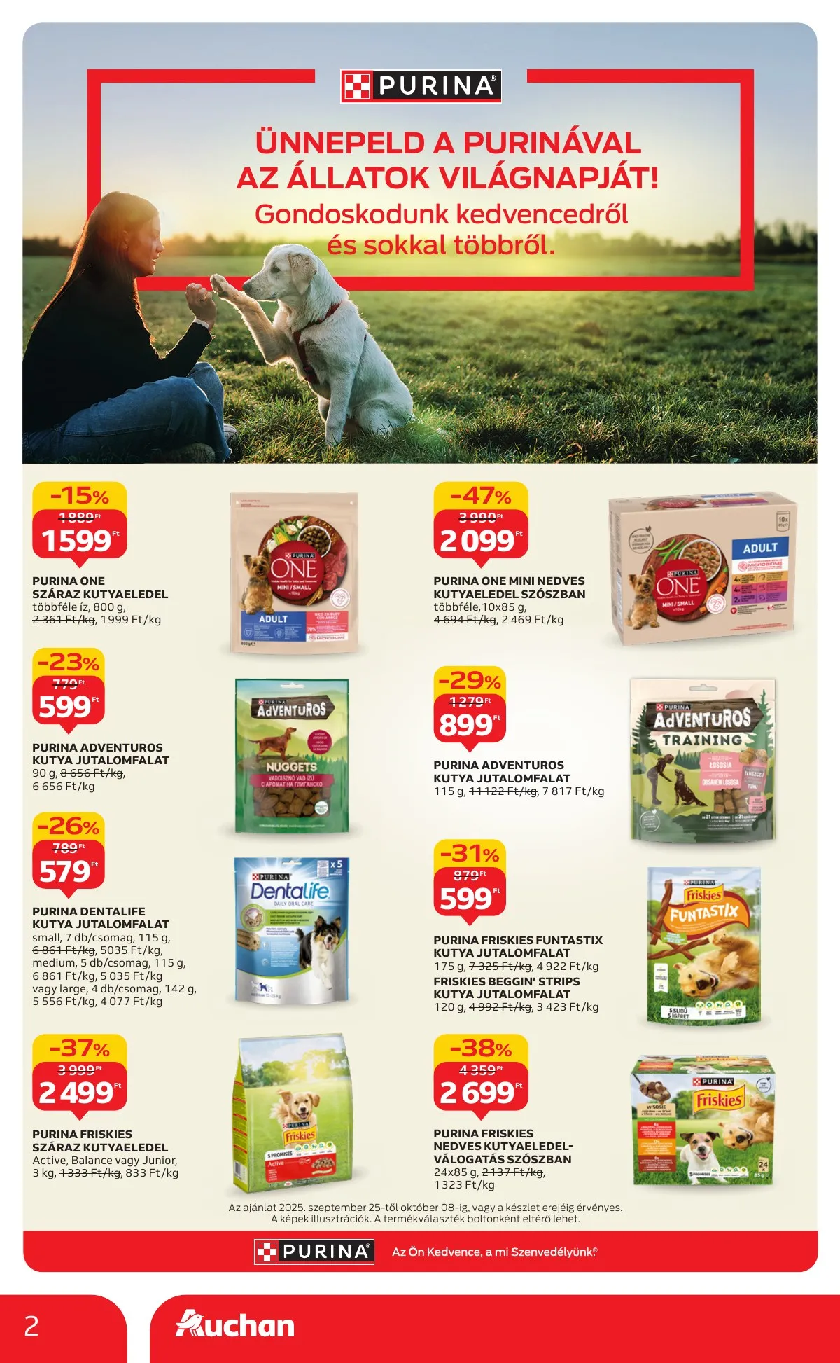 Auchan akciós újság Hipermarket Kis kedvenc ajanlatok 09.25–10.08 – 2. oldal