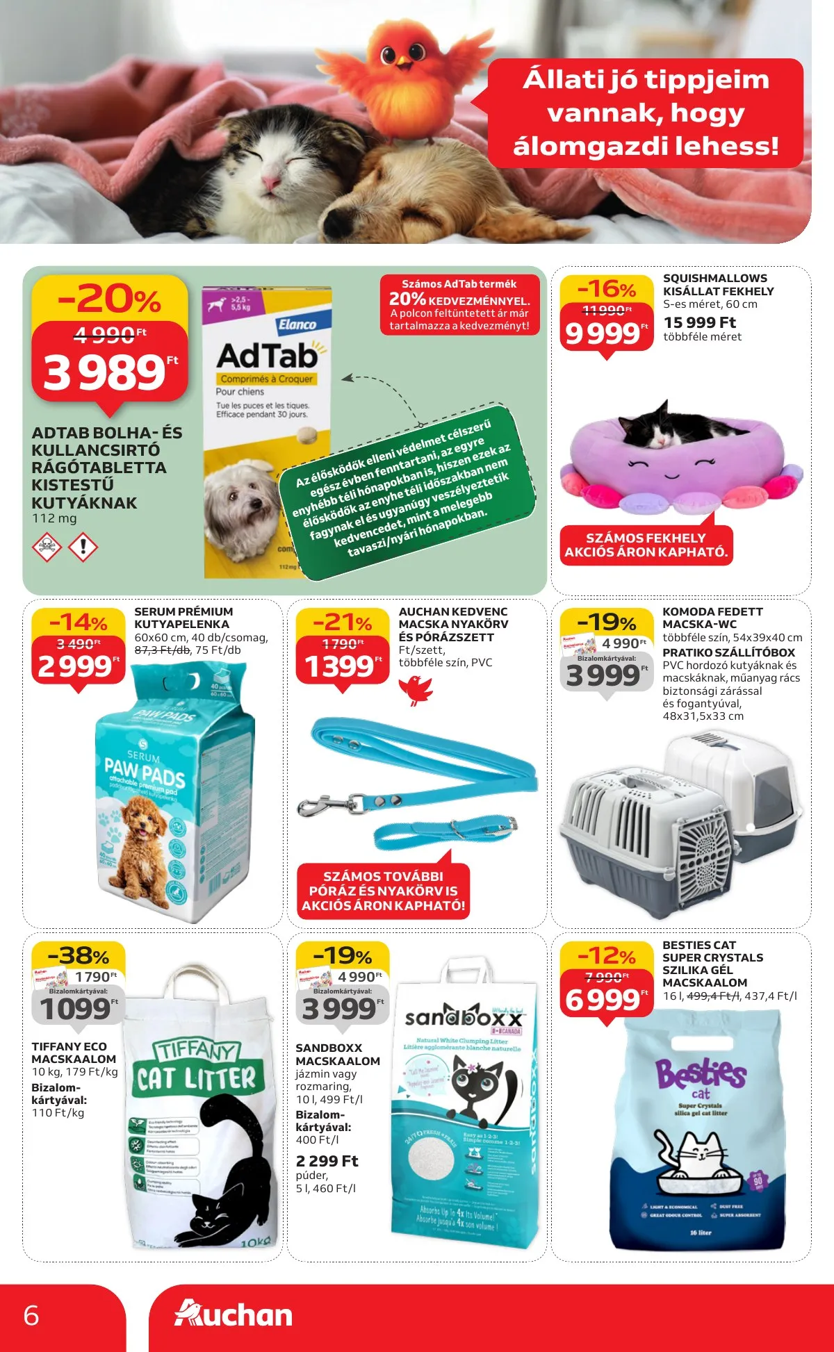 Auchan akciós újság Hipermarket Kis kedvenc ajanlatok 09.25–10.08 – 6. oldal