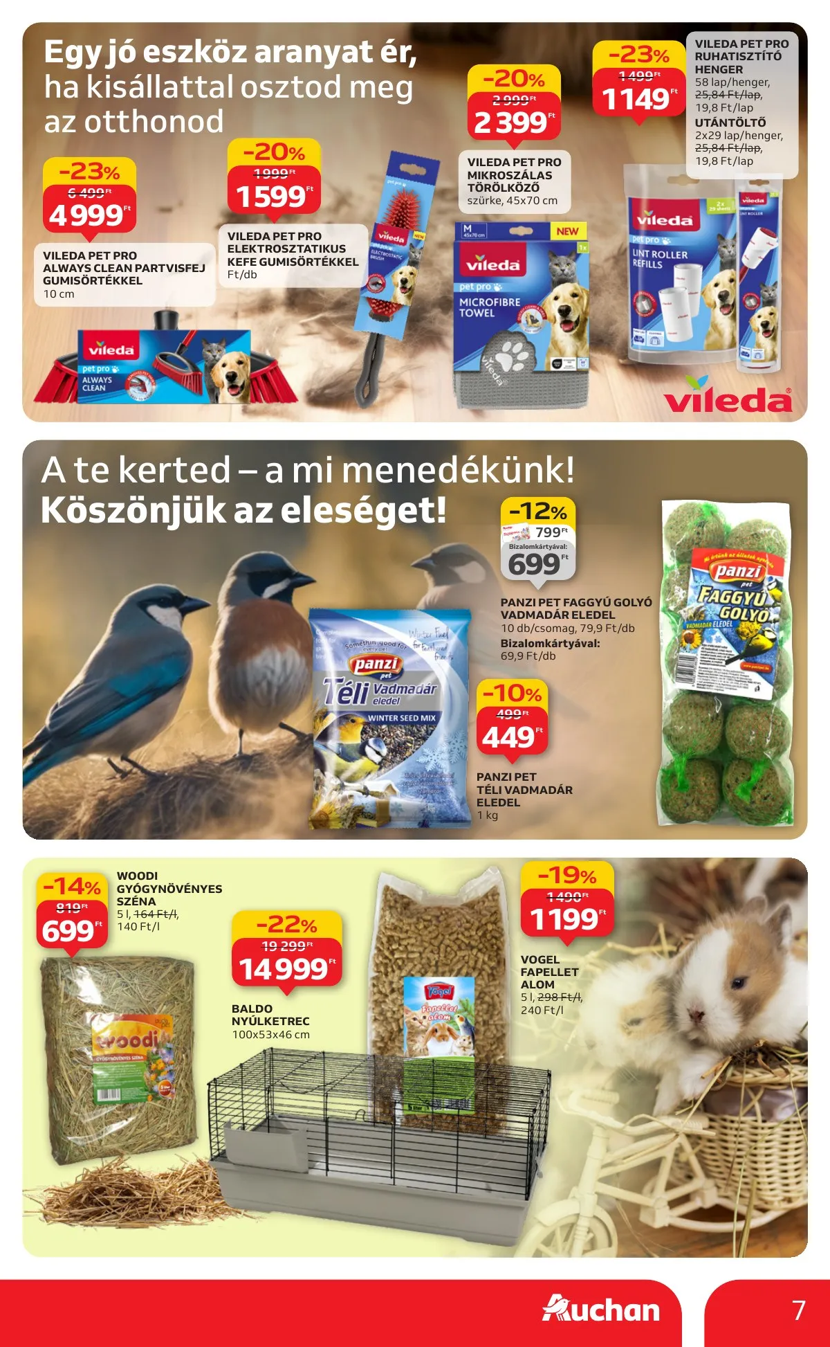 Auchan akciós újság Hipermarket Kis kedvenc ajanlatok 09.25–10.08 – 7. oldal