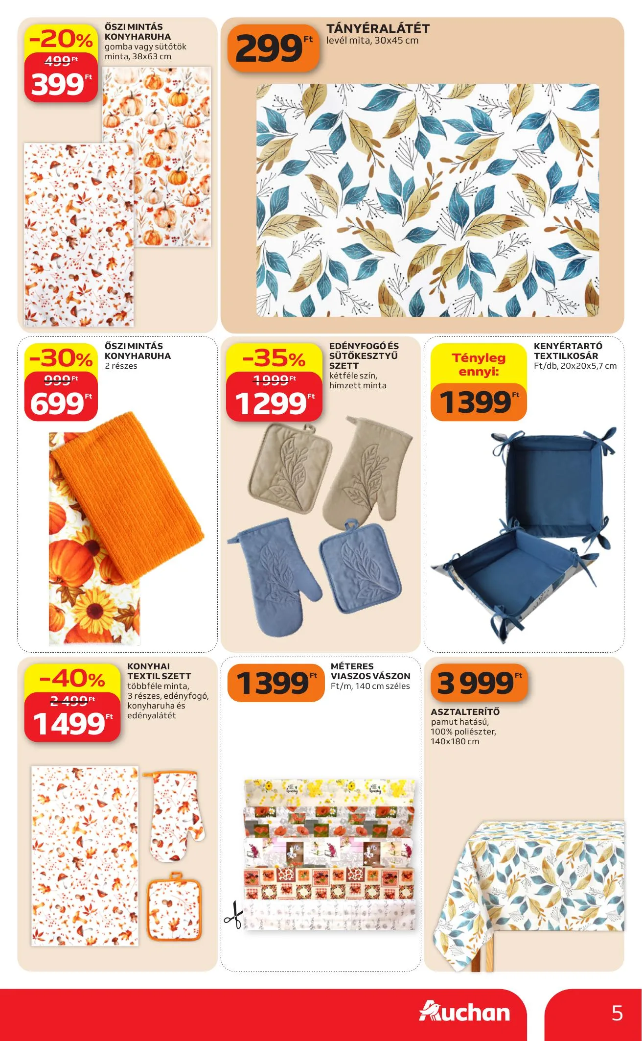 Auchan akciós újság Hipermarket Konyhai eszkoz ajánlataink 09.10–09.16 – 5. oldal
