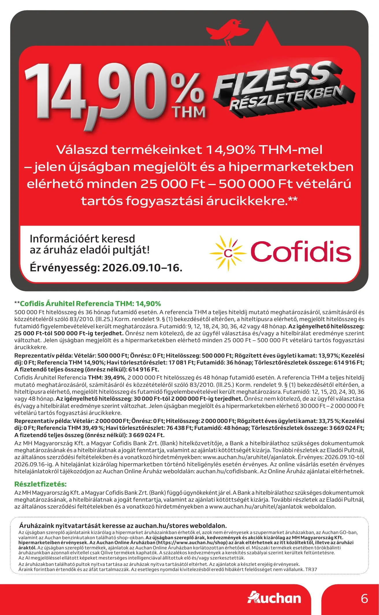 Auchan akciós újság Hipermarket Konyhai eszkoz ajánlataink 09.10–09.16 – 6. oldal
