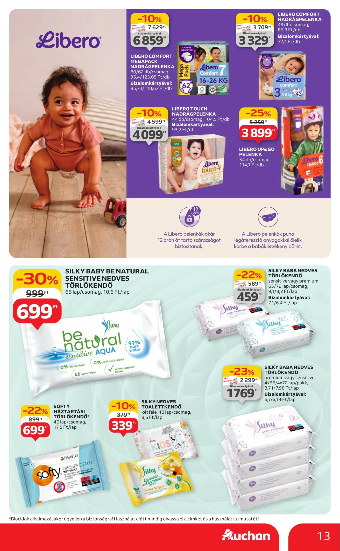 Auchan akciós újság Hipermarket Markas akciók 07.17–07.30 – 13. oldal