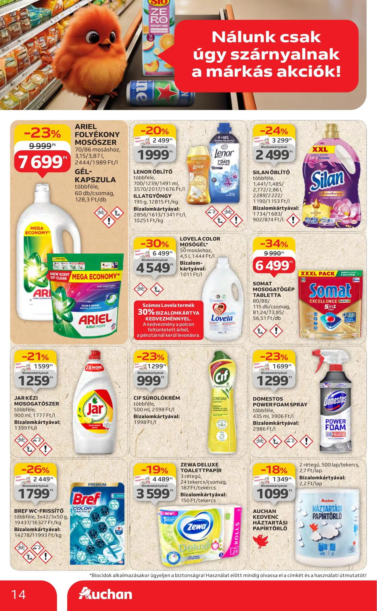 Auchan akciós újság Hipermarket Markas akciók 07.17–07.30 – 14. oldal