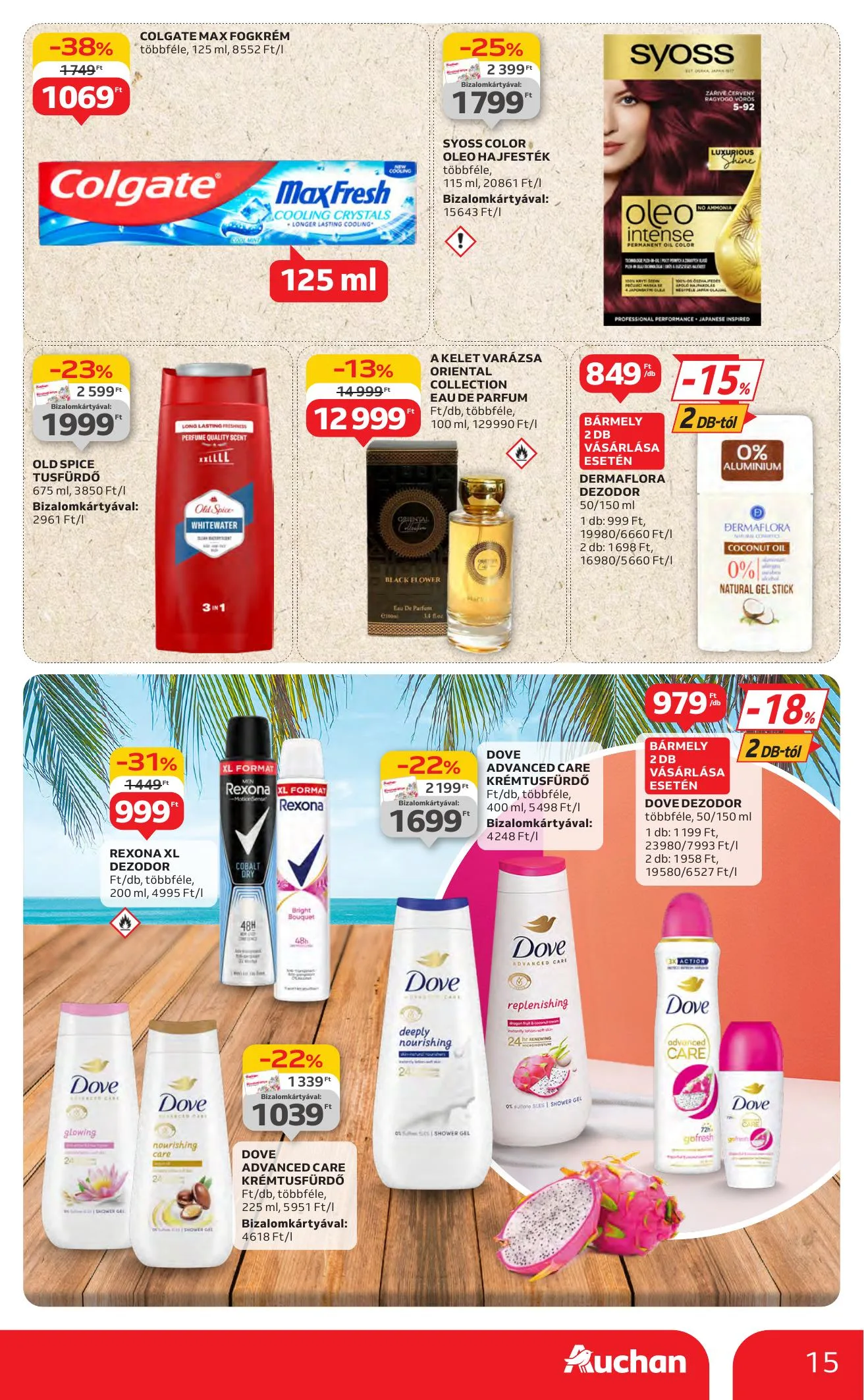 Auchan akciós újság Hipermarket Markas akciók 07.17–07.30 – 15. oldal
