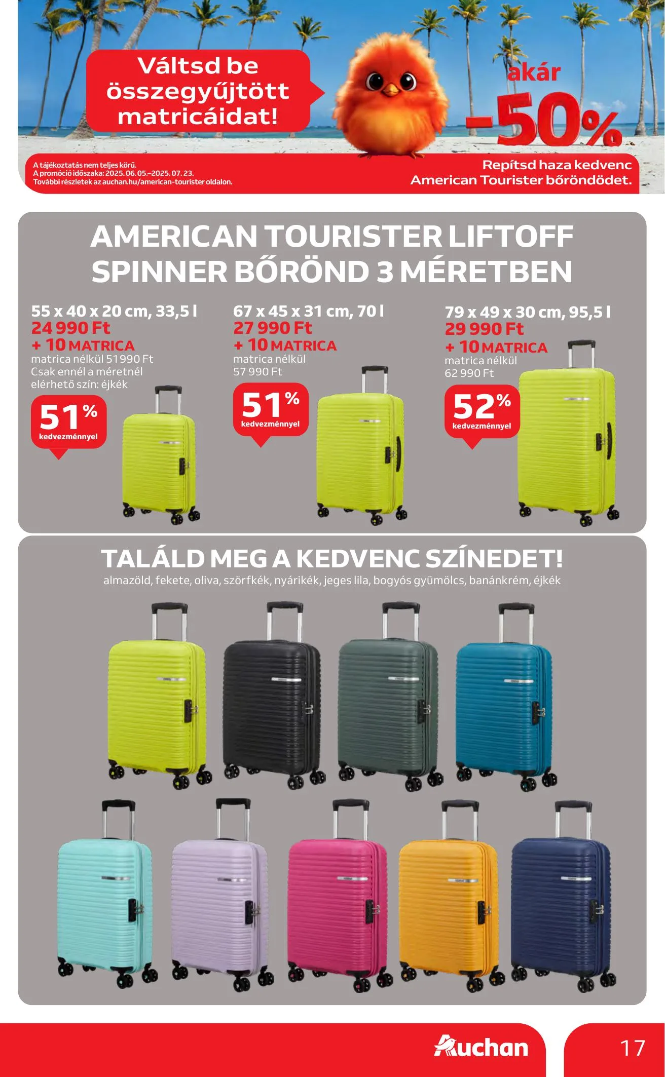 Auchan akciós újság Hipermarket Markas akciók 07.17–07.30 – 17. oldal