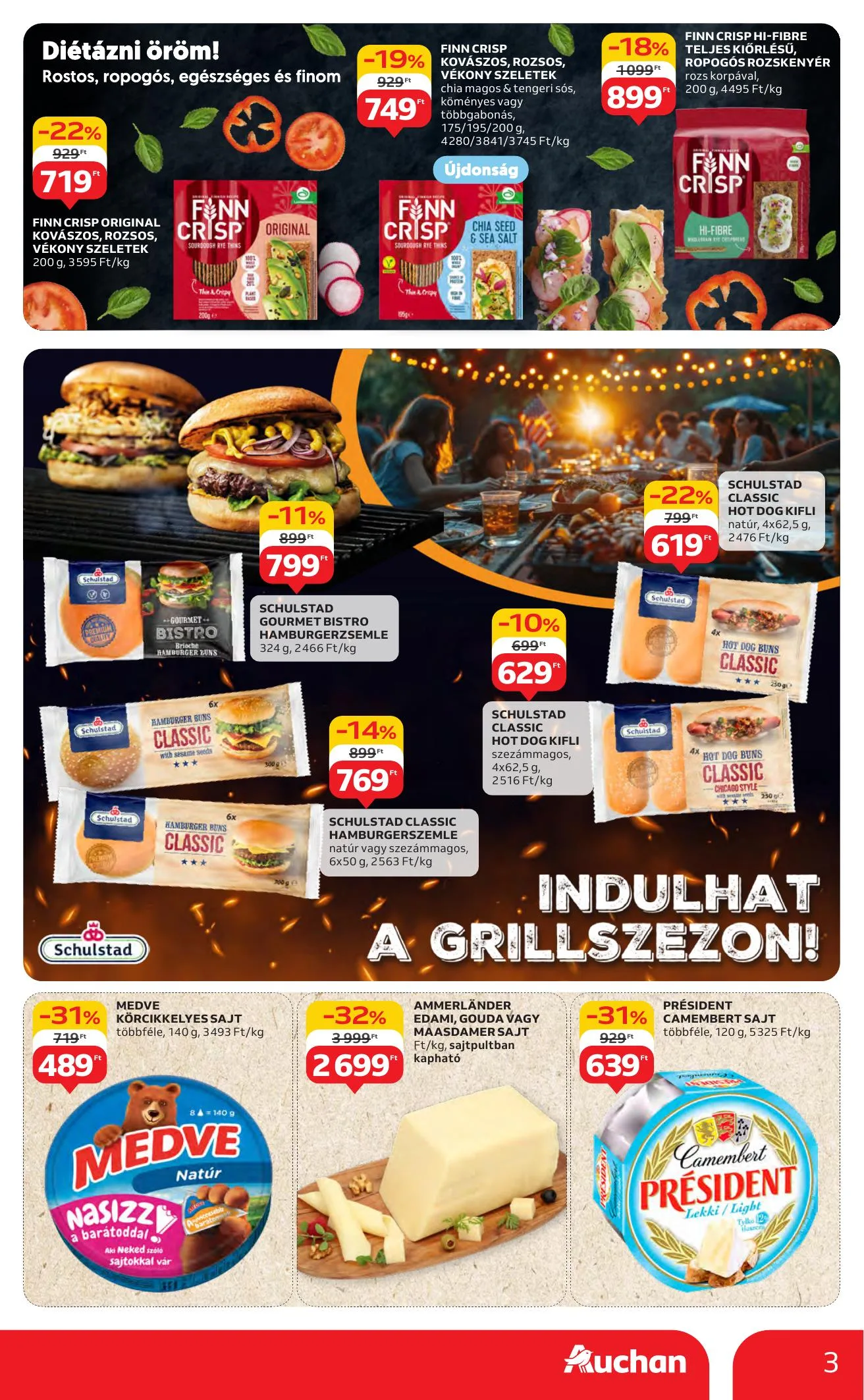 Auchan akciós újság Hipermarket Markas akciók 07.17–07.30 – 3. oldal