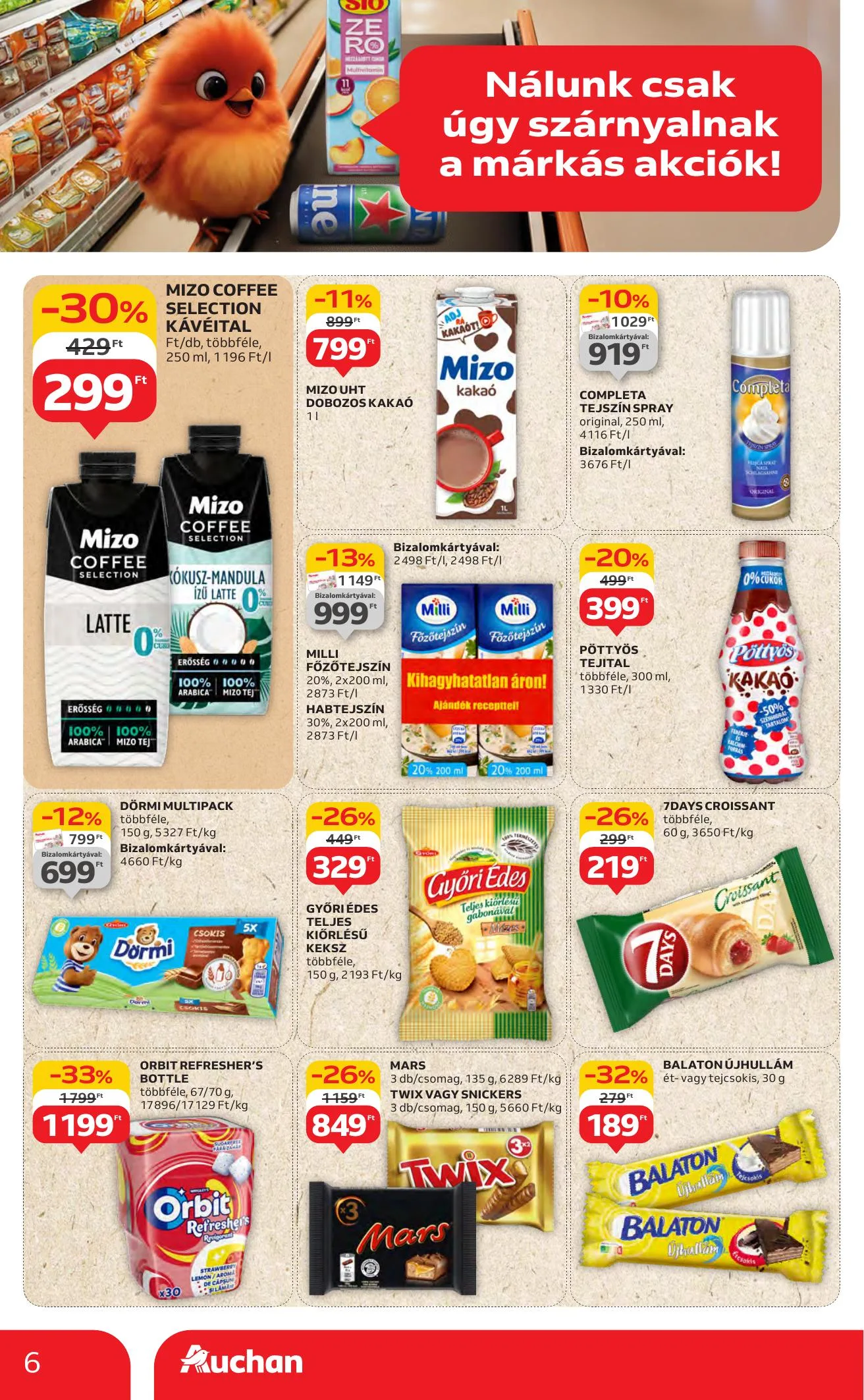 Auchan akciós újság Hipermarket Markas akciók 07.17–07.30 – 6. oldal