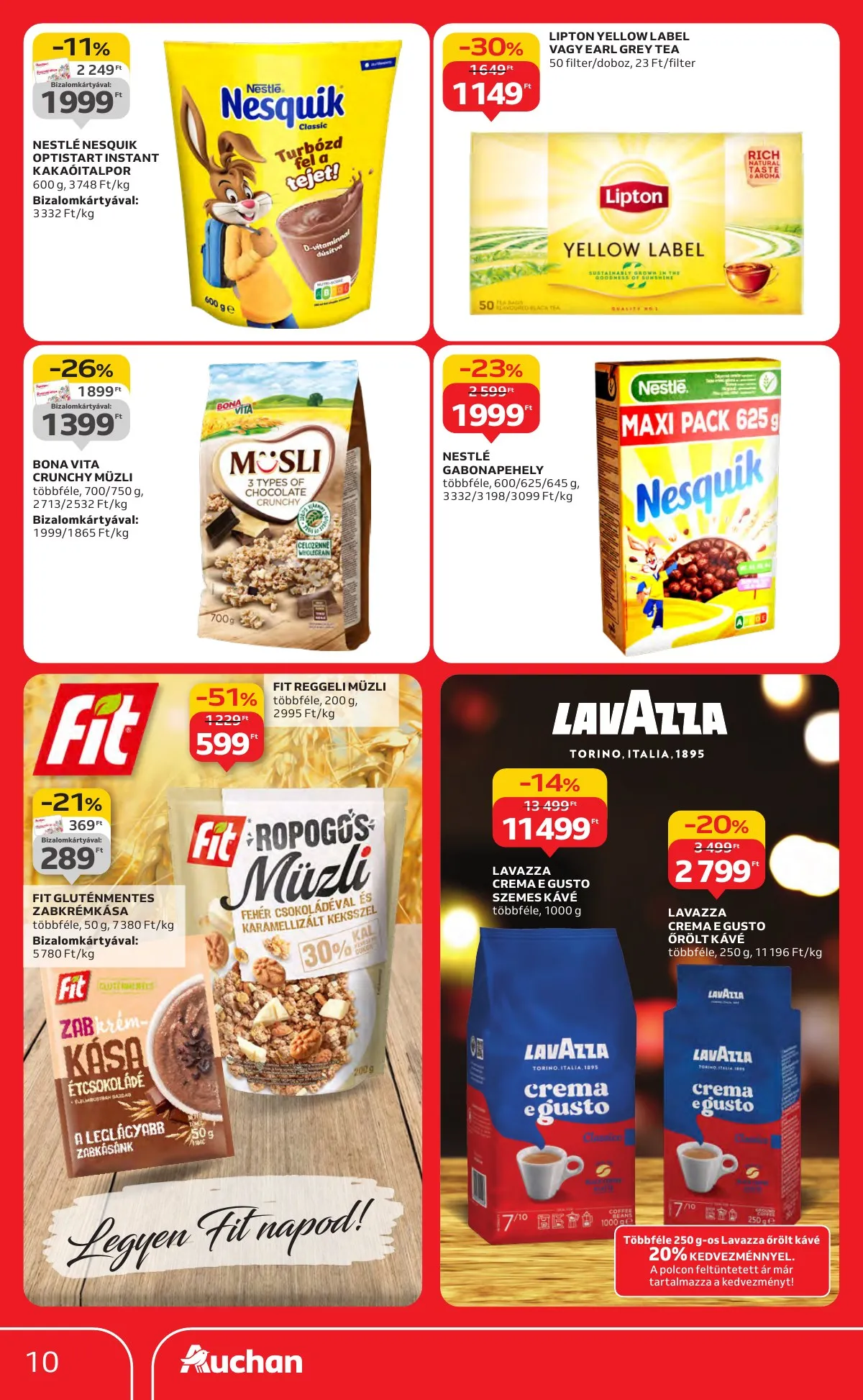 Auchan akciós újság Hipermarket markas akciók 09.18–10.01 – 10. oldal