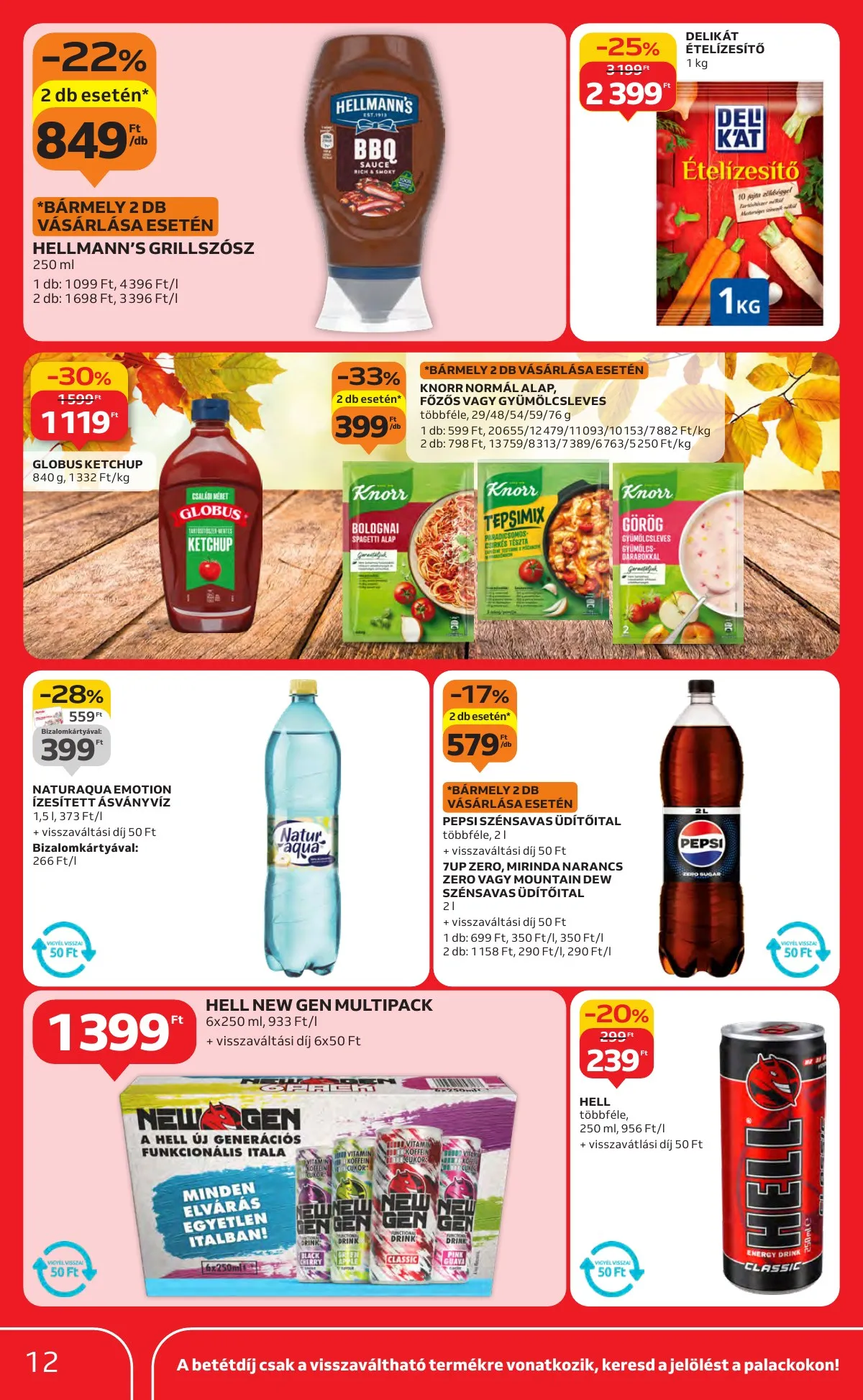 Auchan akciós újság Hipermarket markas akciók 09.18–10.01 – 12. oldal