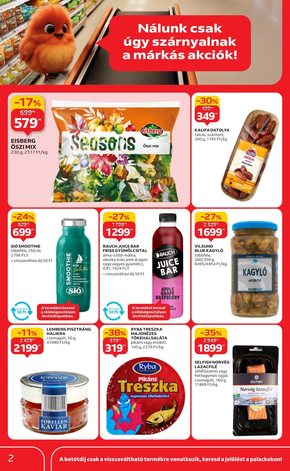 Auchan akciós újság Hipermarket markas akciók 09.18–10.01 – 2. oldal