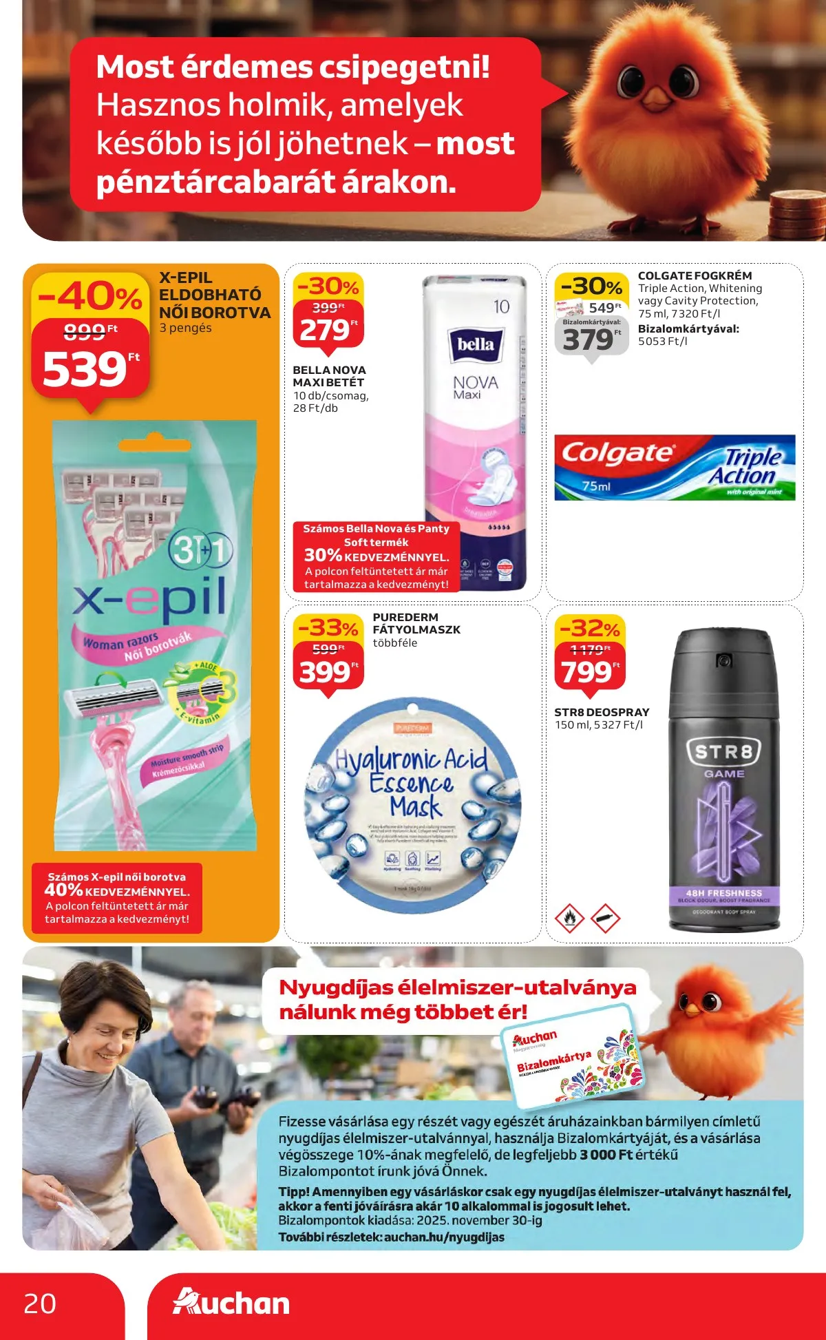 Auchan akciós újság Hipermarket markas akciók 09.18–10.01 – 20. oldal