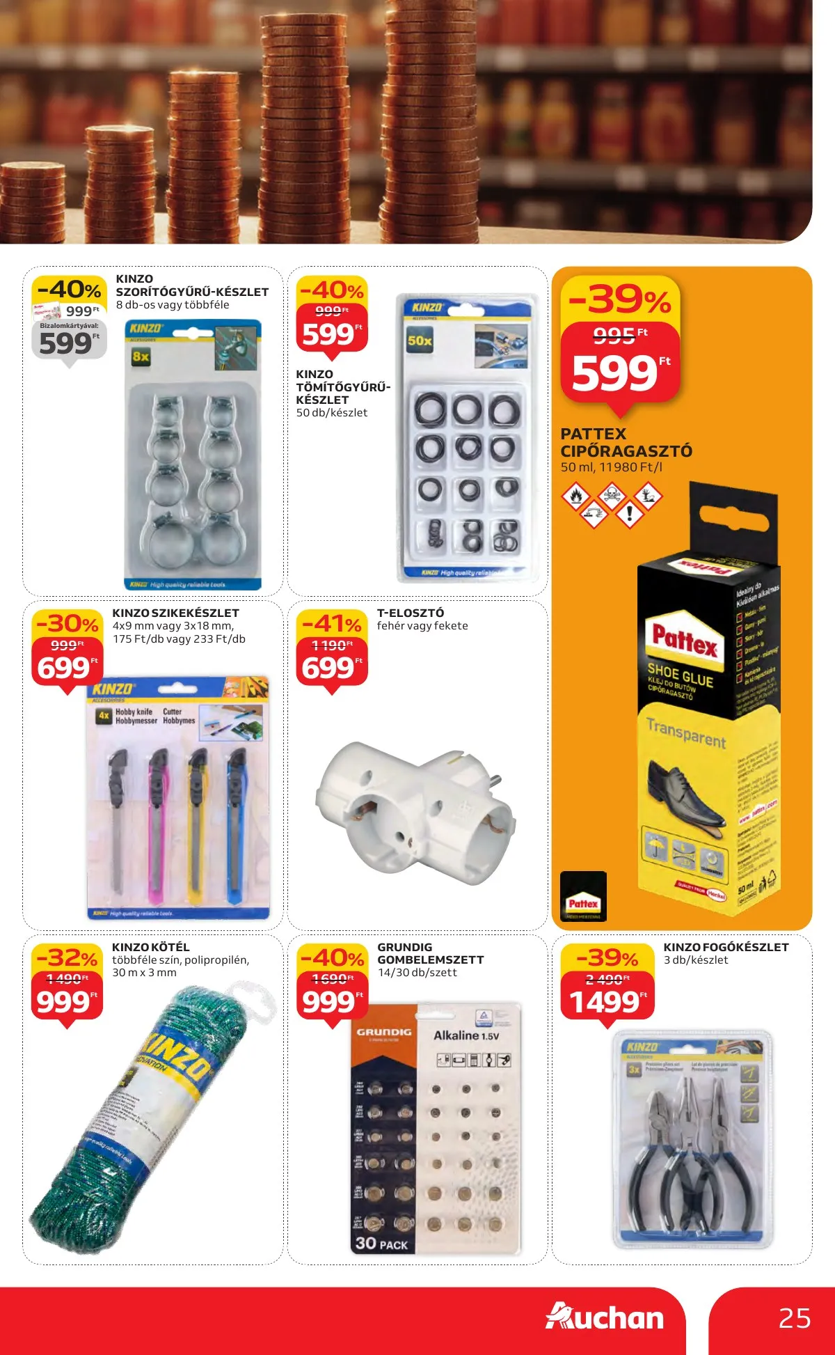 Auchan akciós újság Hipermarket markas akciók 09.18–10.01 – 25. oldal