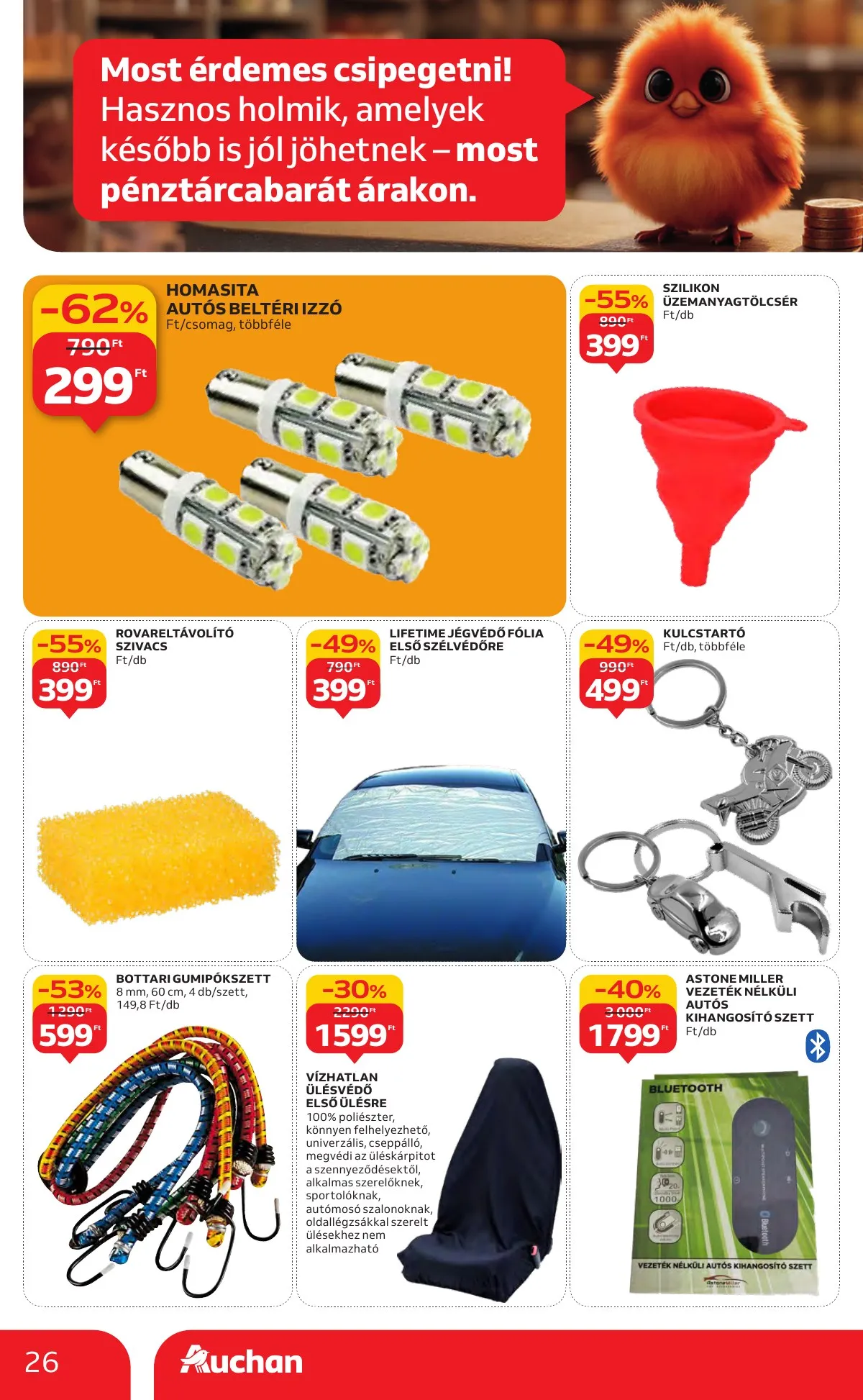 Auchan akciós újság Hipermarket markas akciók 09.18–10.01 – 26. oldal