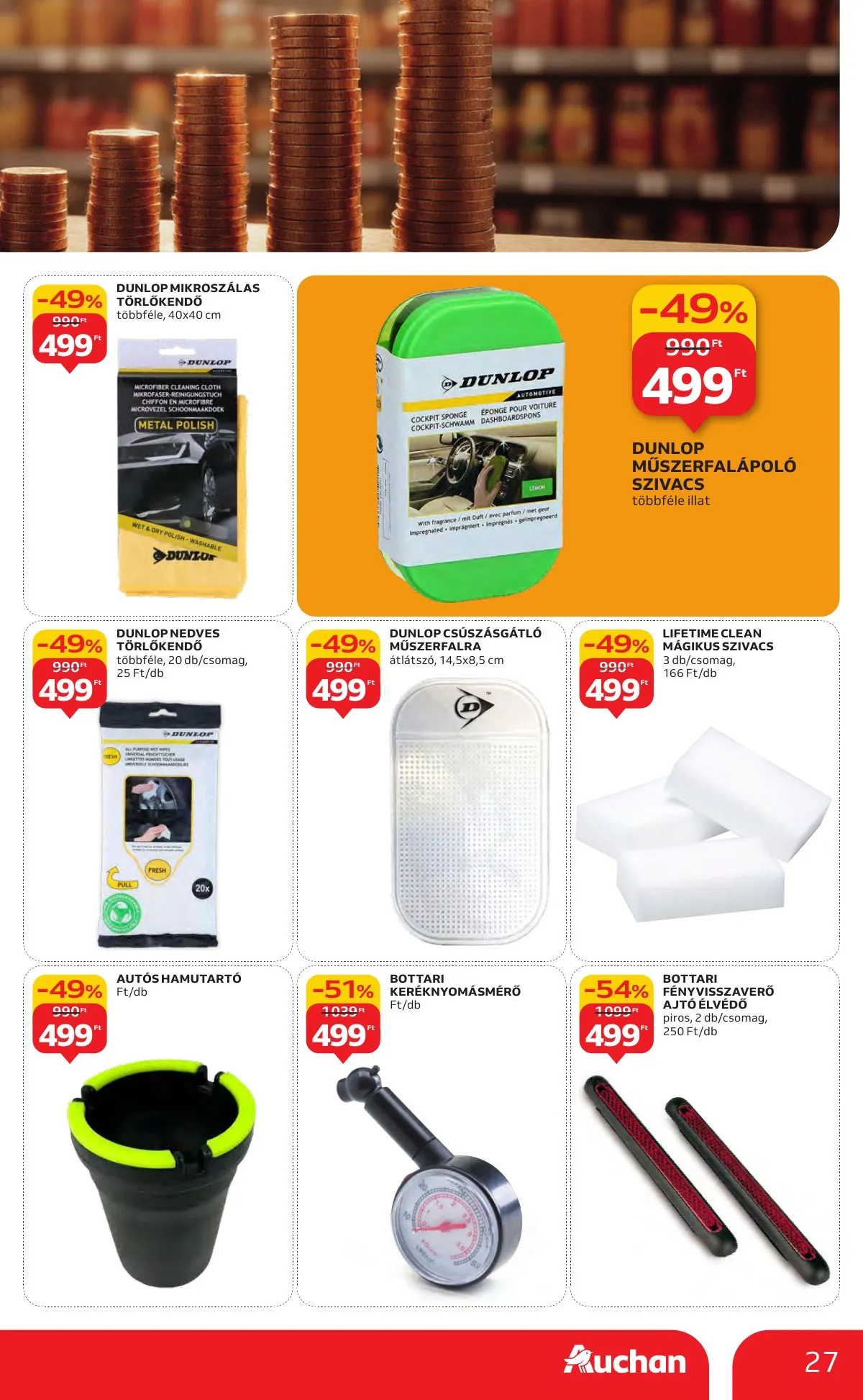 Auchan akciós újság Hipermarket markas akciók 09.18–10.01 – 27. oldal