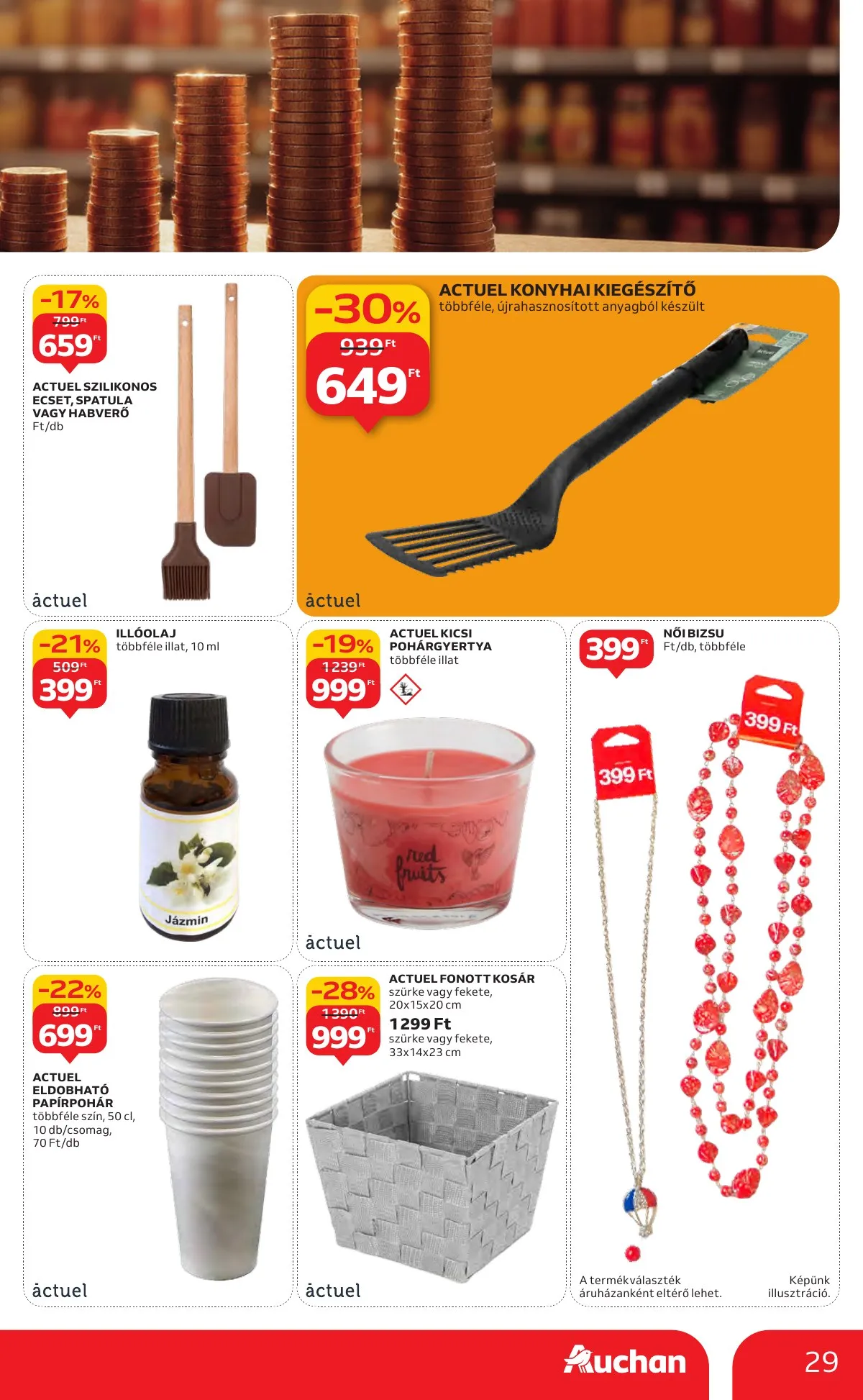 Auchan akciós újság Hipermarket markas akciók 09.18–10.01 – 29. oldal