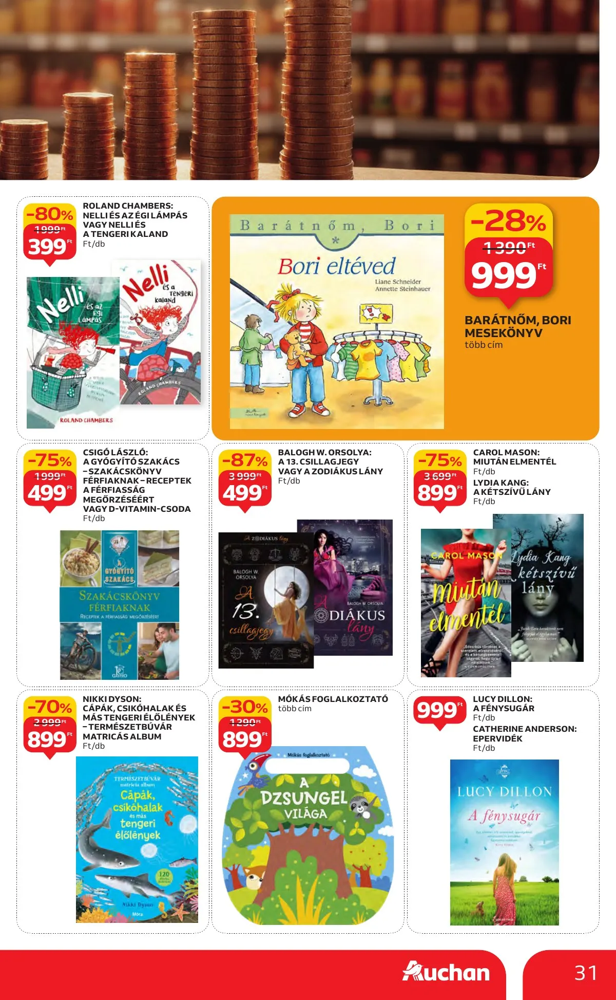 Auchan akciós újság Hipermarket markas akciók 09.18–10.01 – 31. oldal