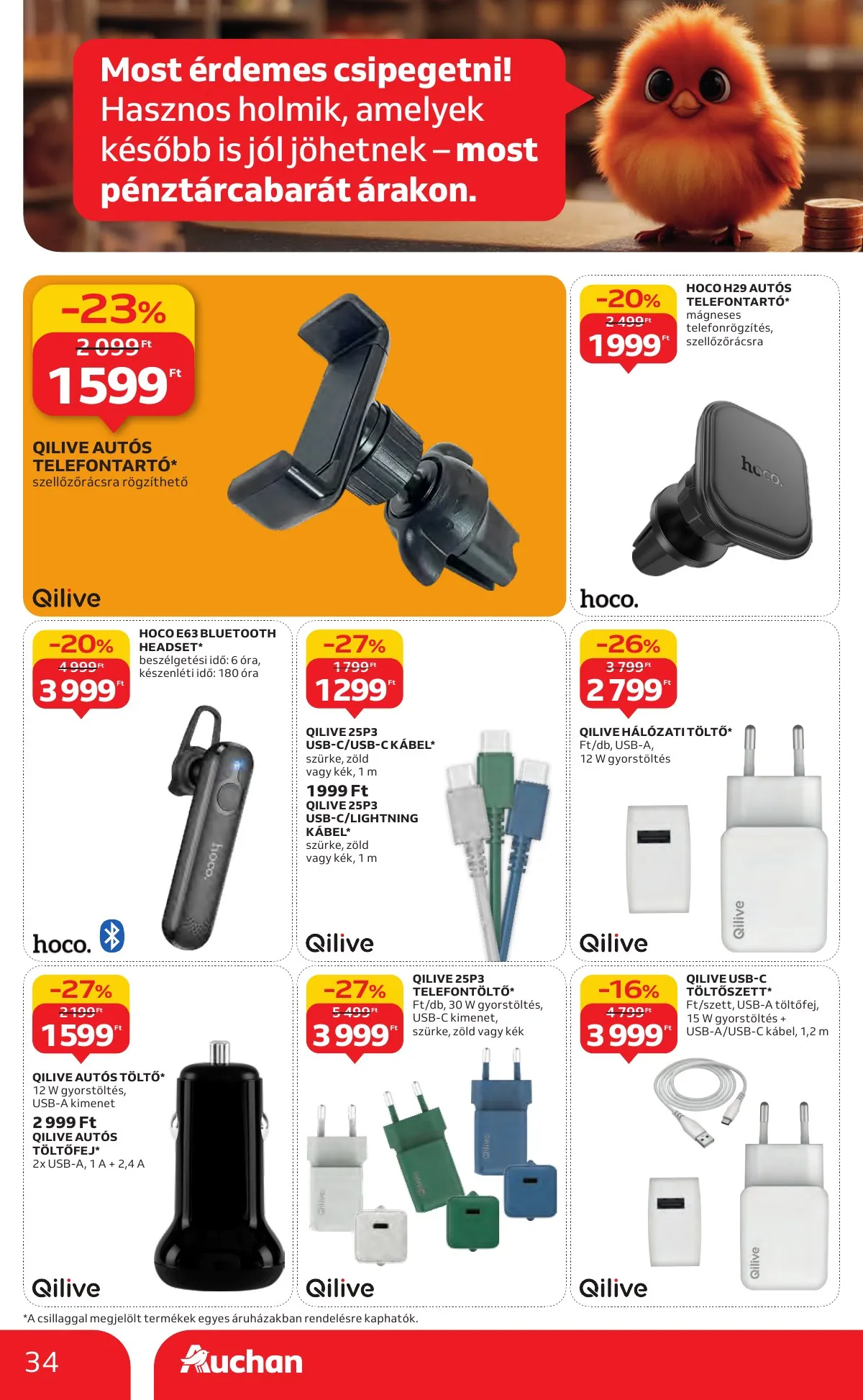 Auchan akciós újság Hipermarket markas akciók 09.18–10.01 – 34. oldal