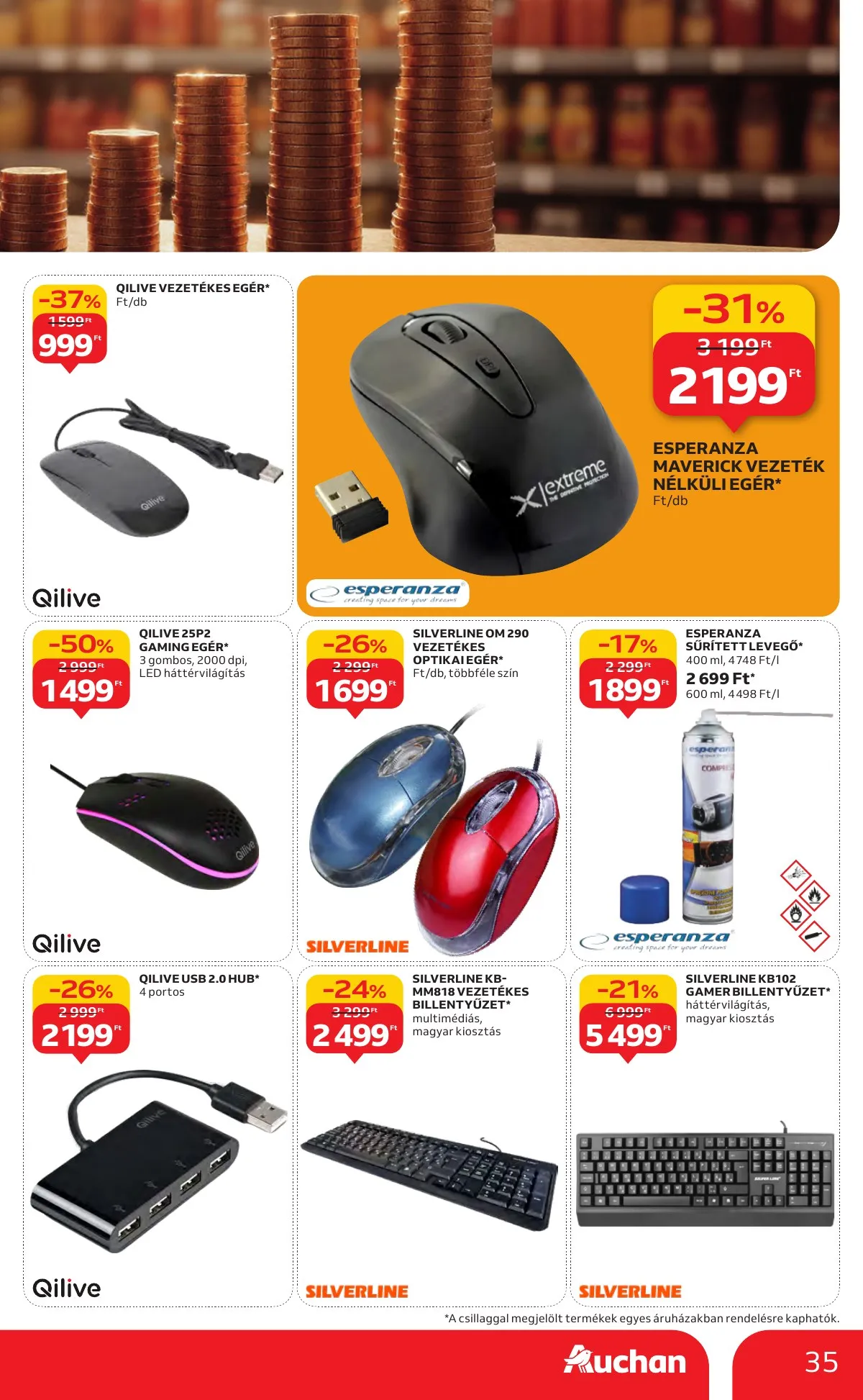 Auchan akciós újság Hipermarket markas akciók 09.18–10.01 – 35. oldal