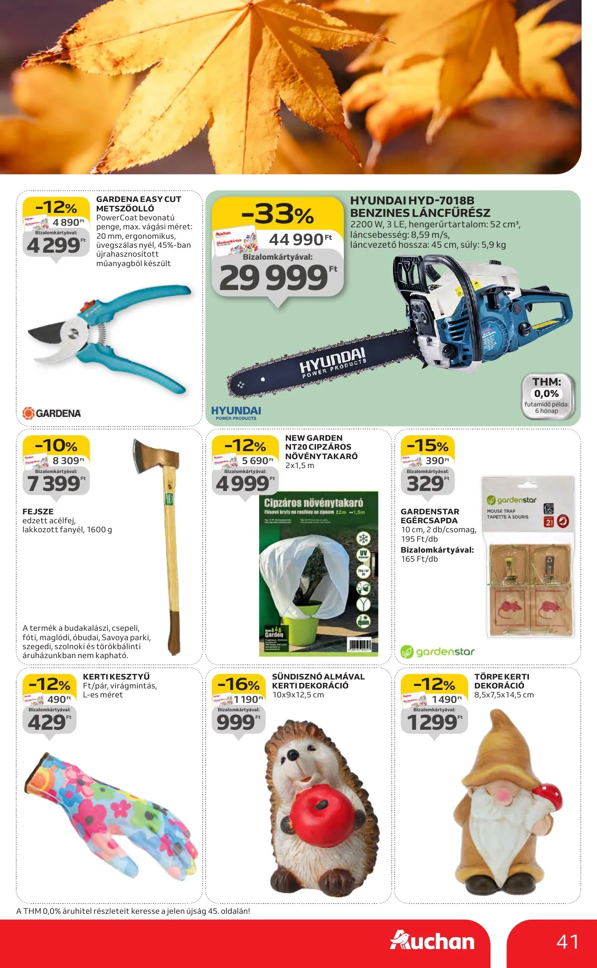 Auchan akciós újság Hipermarket markas akciók 09.18–10.01 – 41. oldal