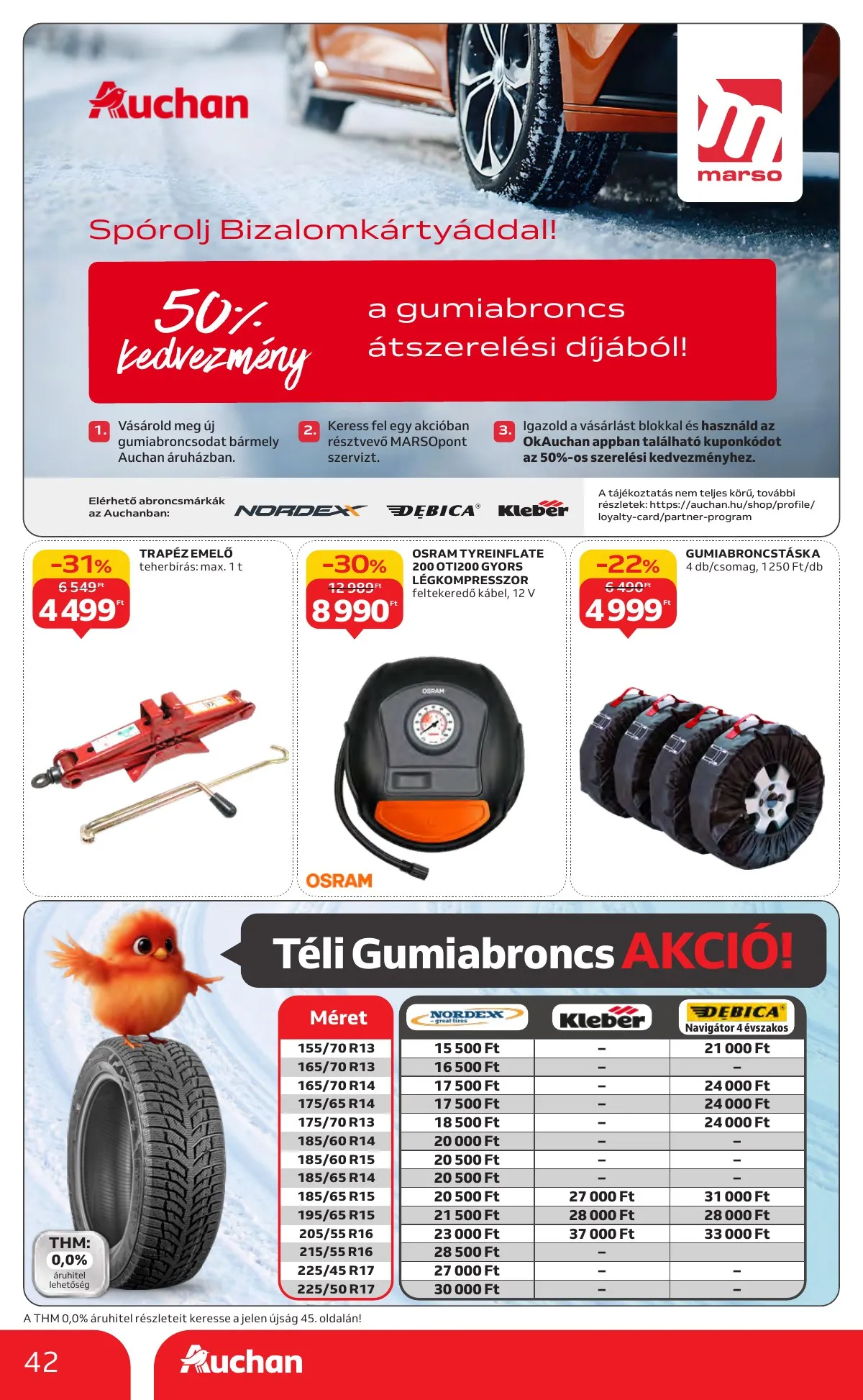 Auchan akciós újság Hipermarket markas akciók 09.18–10.01 – 42. oldal