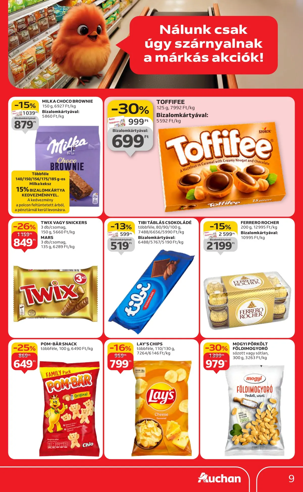 Auchan akciós újság Hipermarket markas akciók 09.18–10.01 – 9. oldal