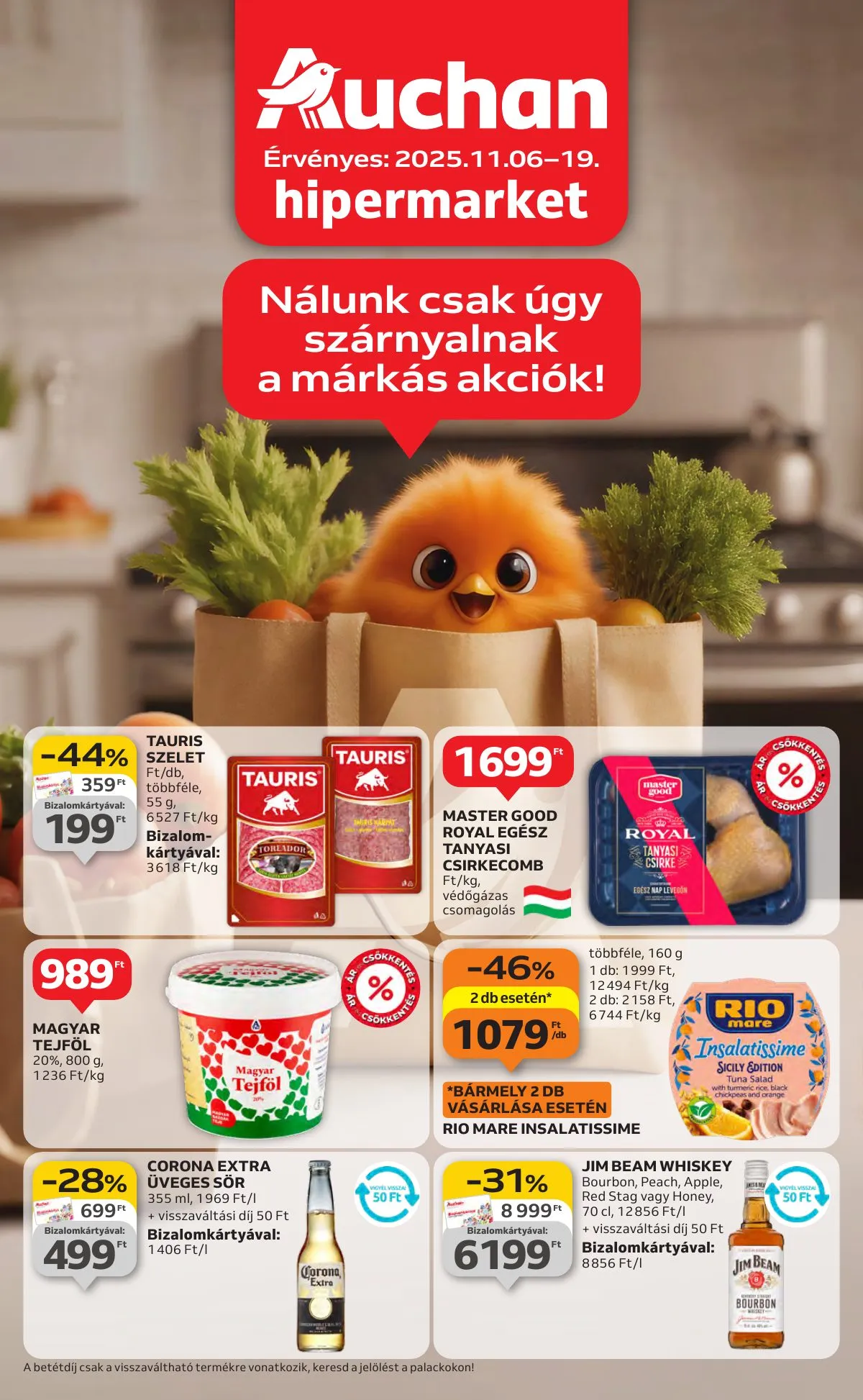 Auchan akciós újság Hipermarket markas 11.06–11.19