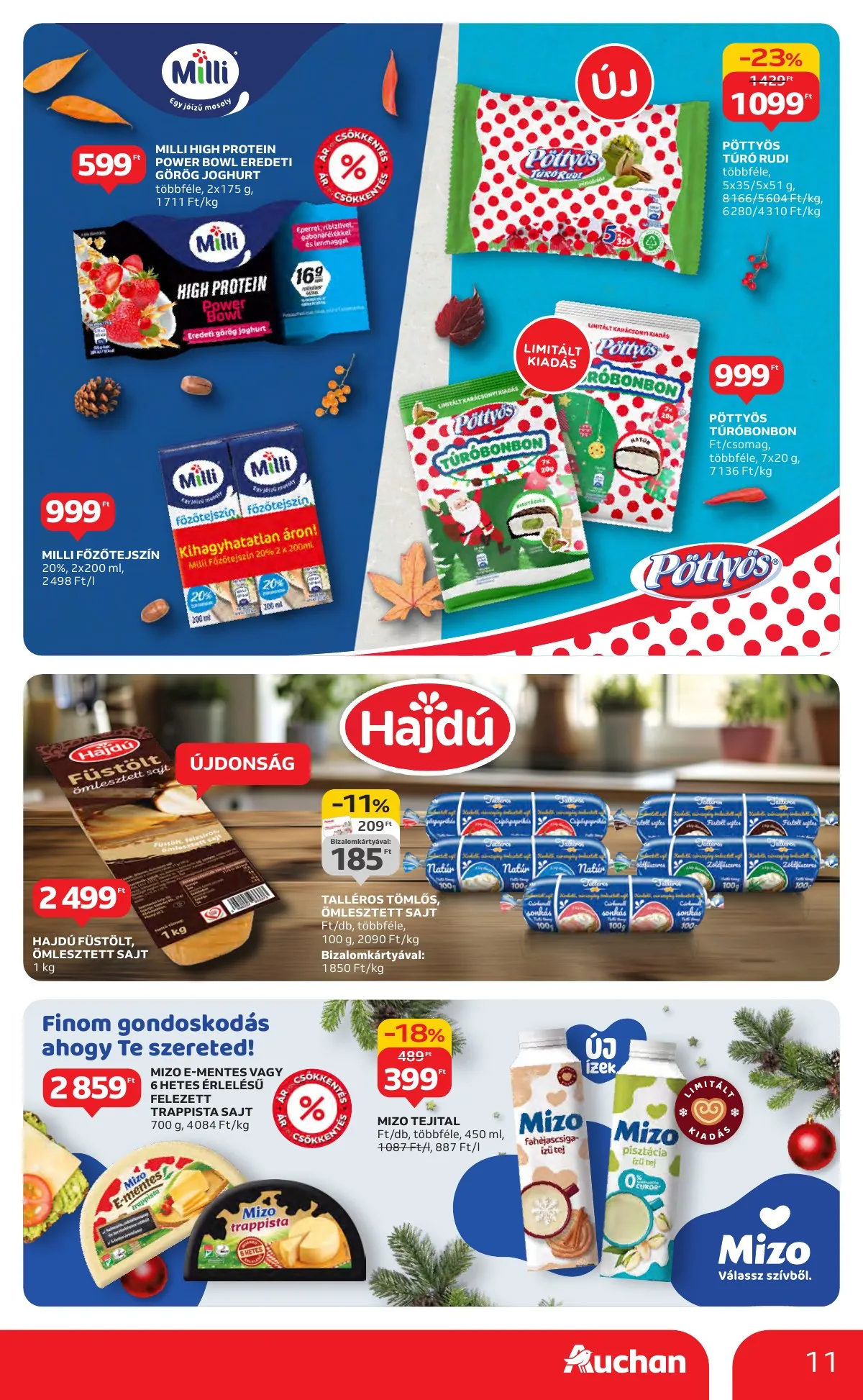 Auchan akciós újság Hipermarket markas 11.06–11.19 – 11. oldal