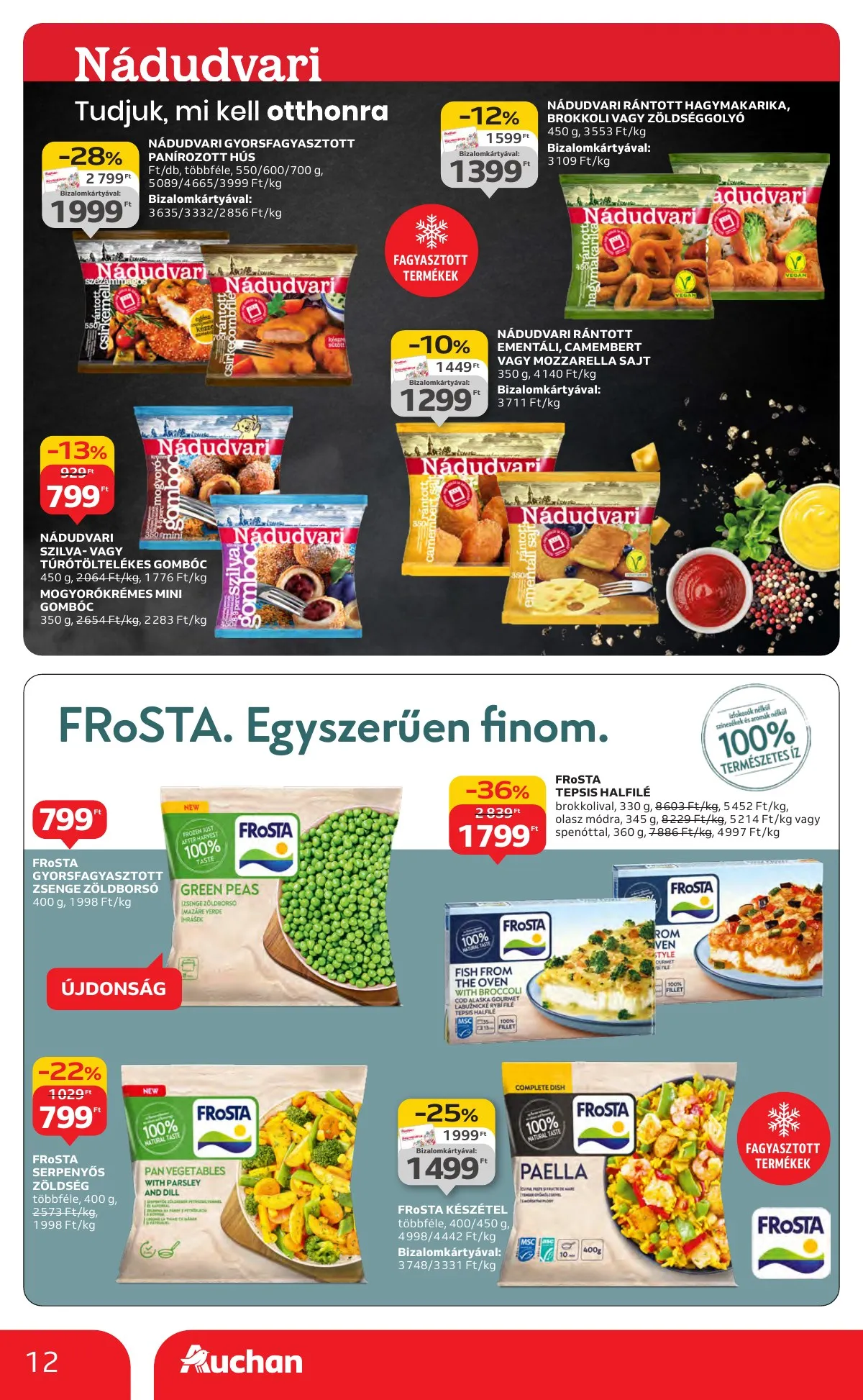 Auchan akciós újság Hipermarket markas 11.06–11.19 – 12. oldal