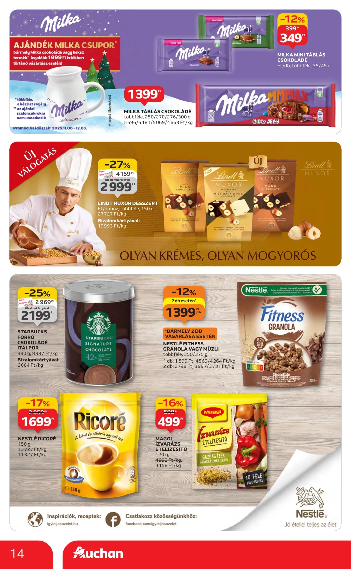 Auchan akciós újság Hipermarket markas 11.06–11.19 – 14. oldal