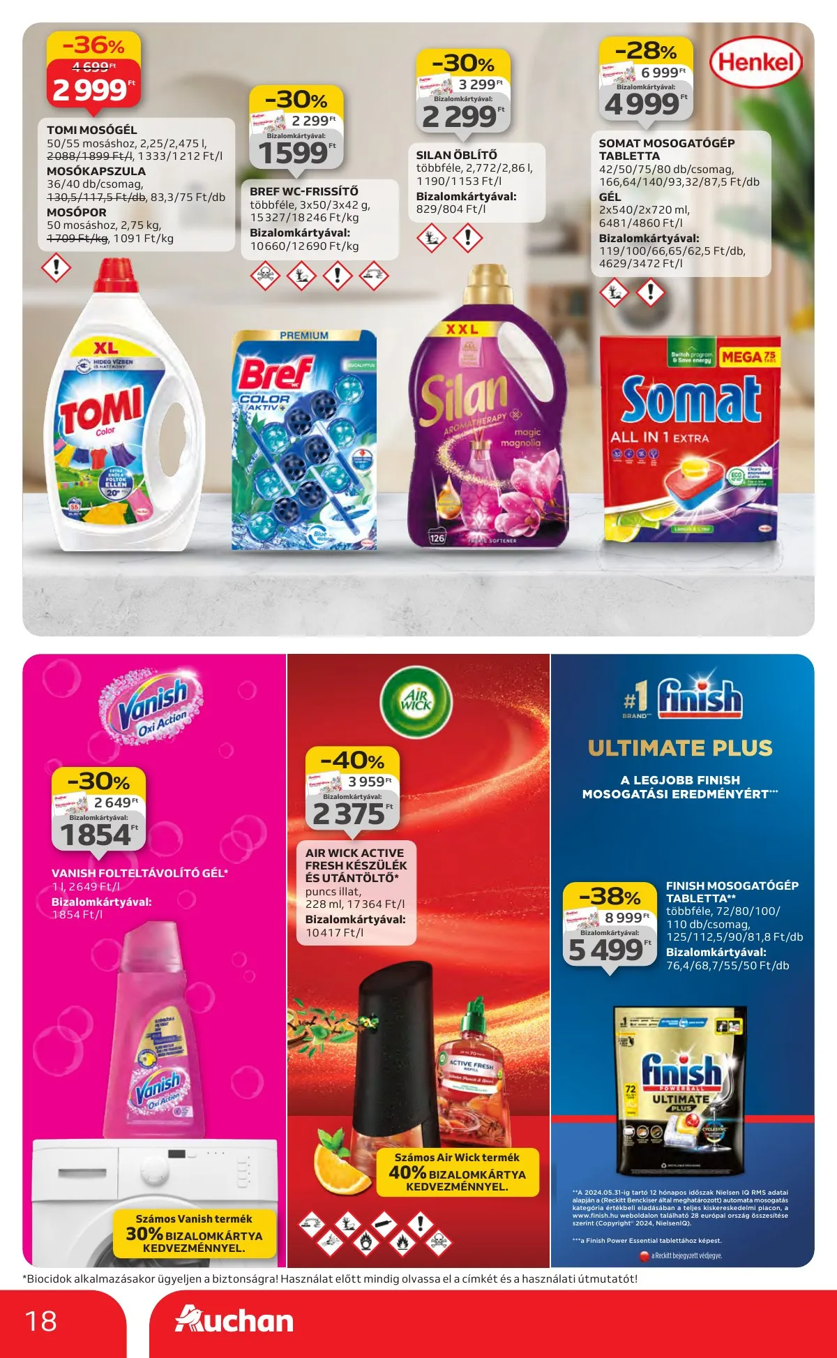 Auchan akciós újság Hipermarket markas 11.06–11.19 – 18. oldal