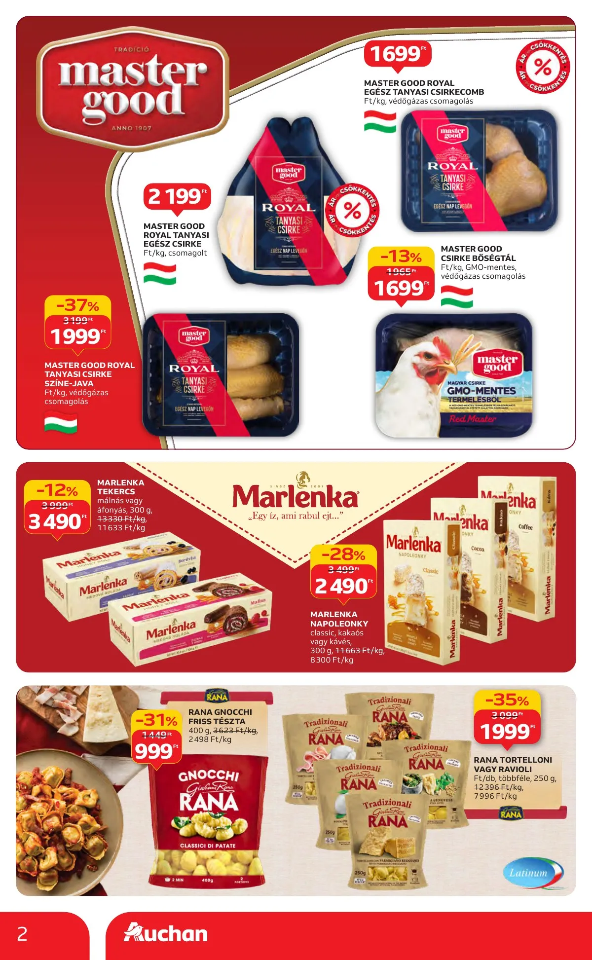Auchan akciós újság Hipermarket markas 11.06–11.19 – 2. oldal