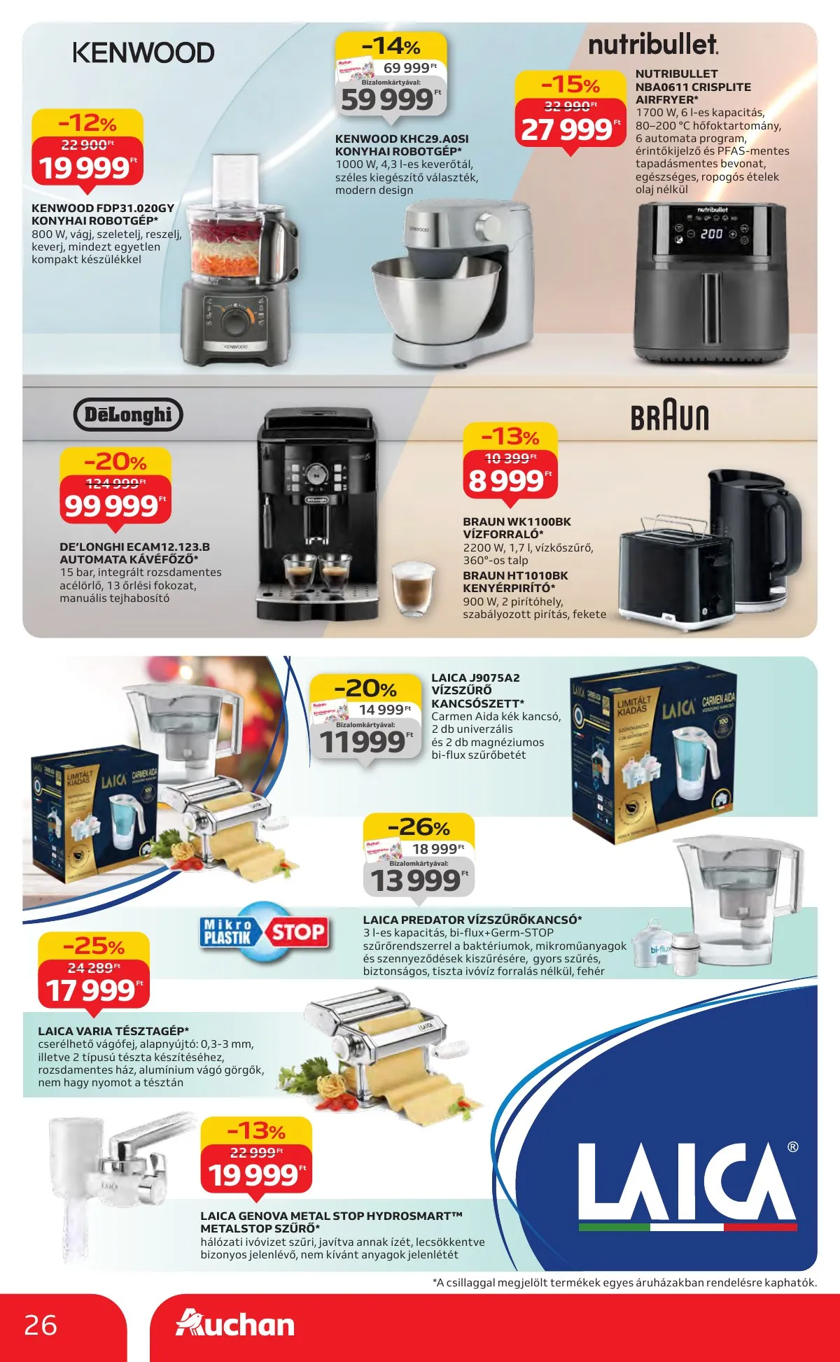 Auchan akciós újság Hipermarket markas 11.06–11.19 – 26. oldal