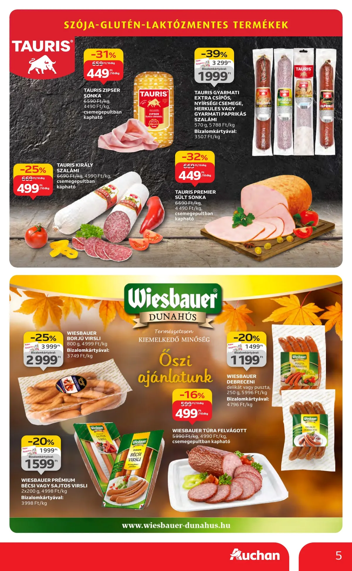 Auchan akciós újság Hipermarket markas 11.06–11.19 – 5. oldal