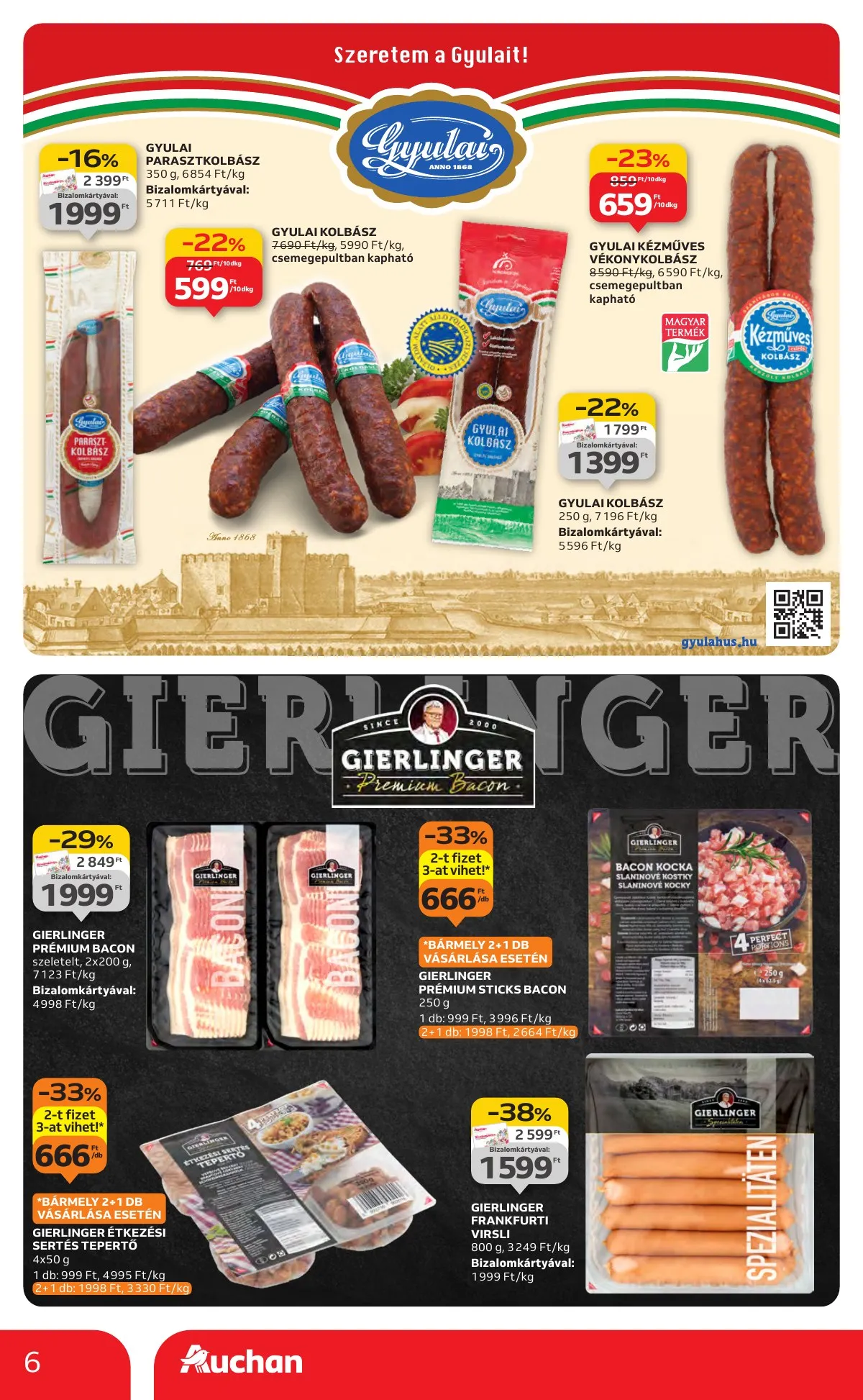 Auchan akciós újság Hipermarket markas 11.06–11.19 – 6. oldal