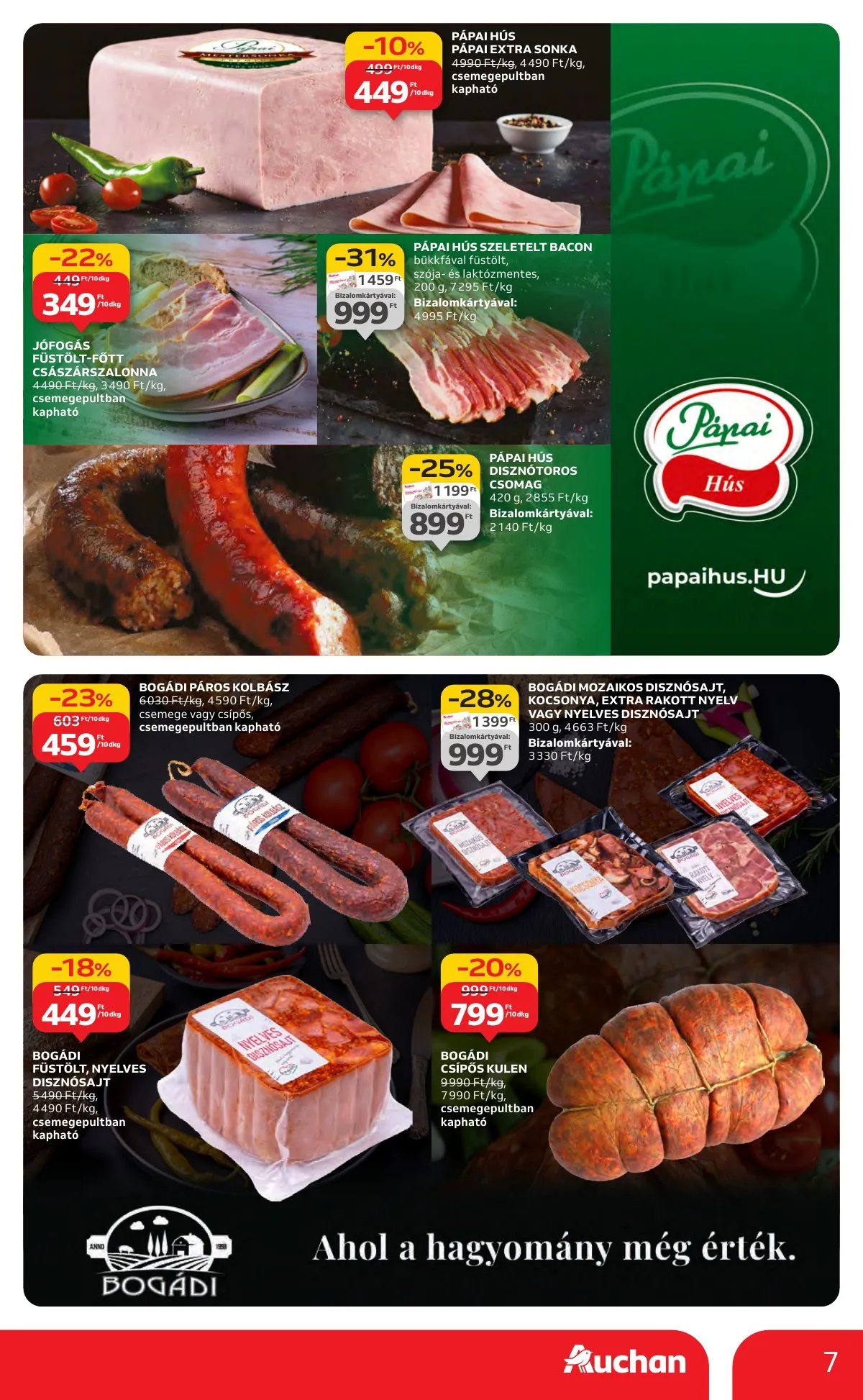 Auchan akciós újság Hipermarket markas 11.06–11.19 – 7. oldal