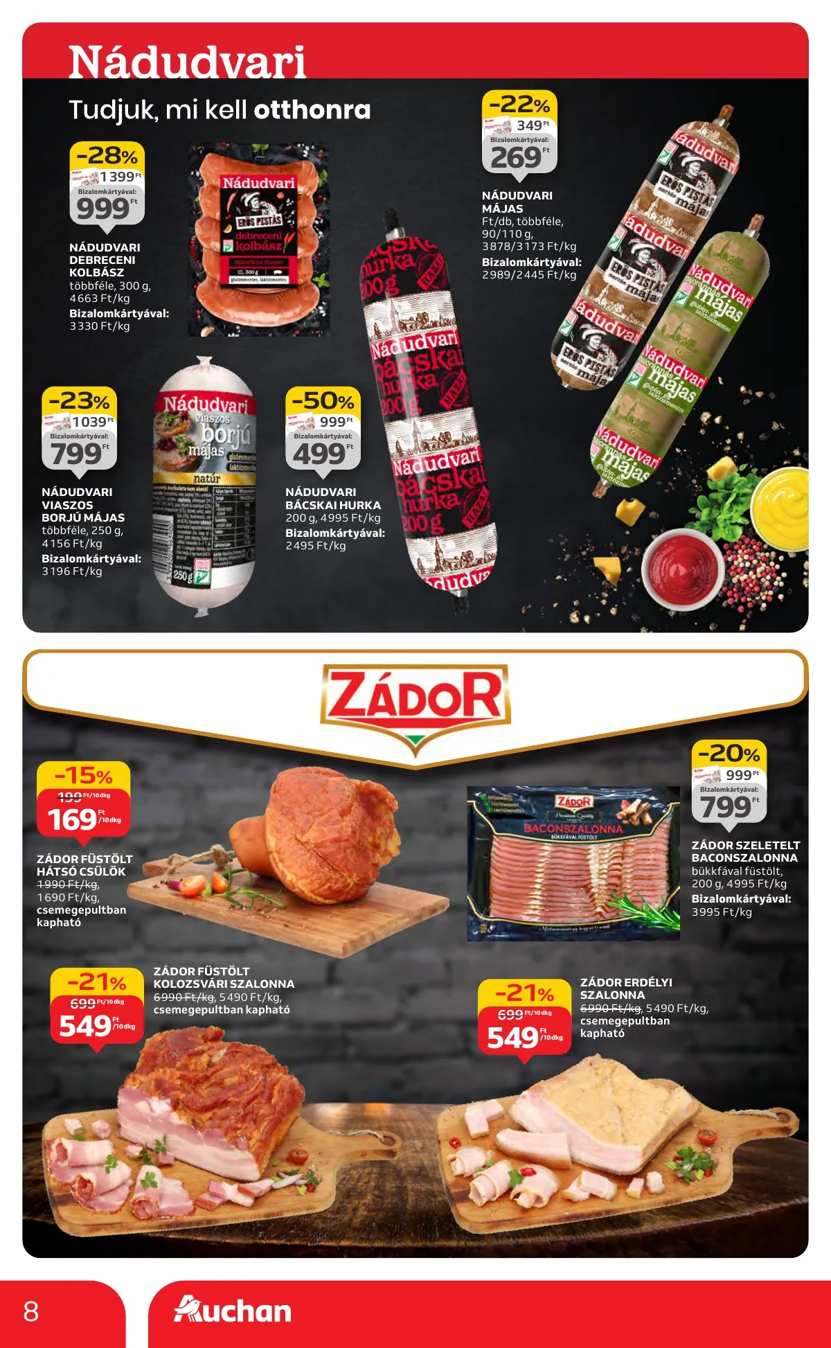 Auchan akciós újság Hipermarket markas 11.06–11.19 – 8. oldal