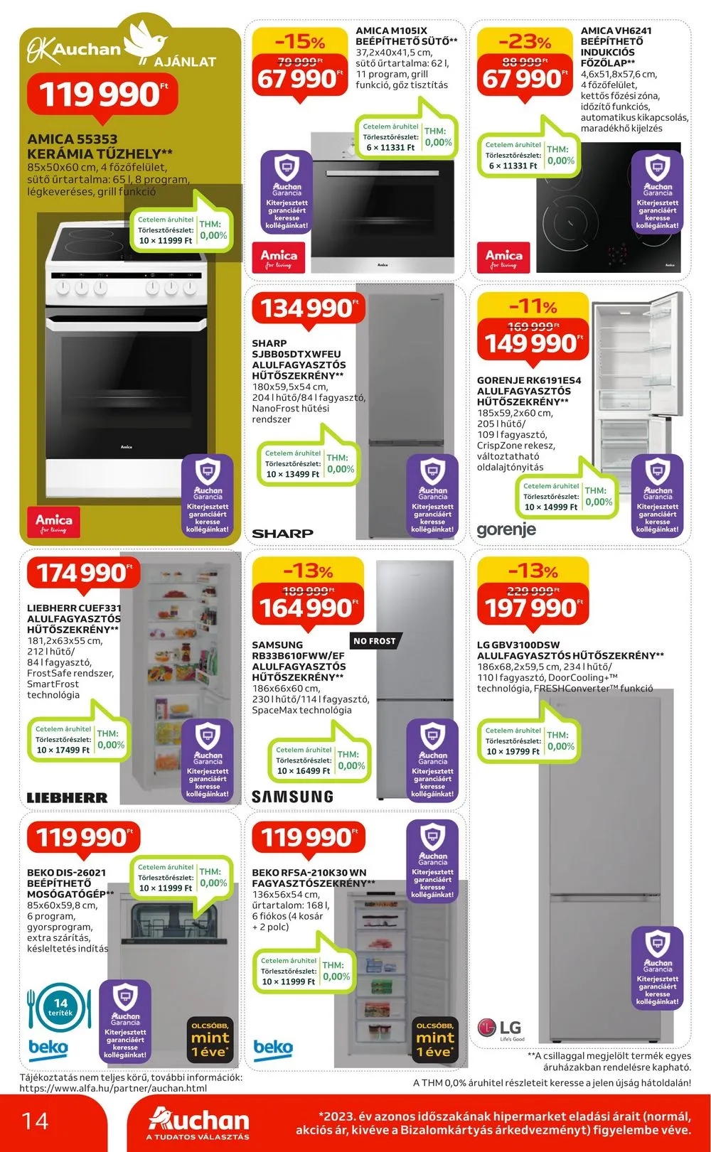 Auchan akciós újság Hipermarket minden ami konyha 03.07–04.03 – 14. oldal