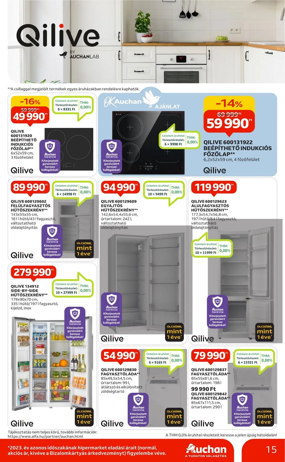 Auchan akciós újság Hipermarket minden ami konyha 03.07–04.03 – 15. oldal
