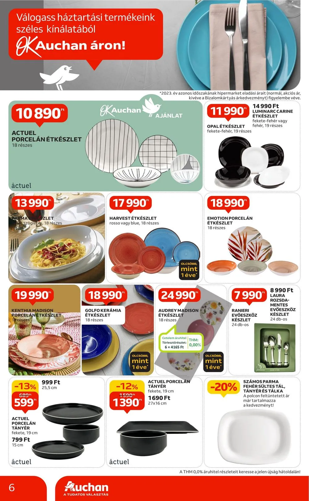 Auchan akciós újság Hipermarket minden ami konyha 03.07–04.03 – 6. oldal