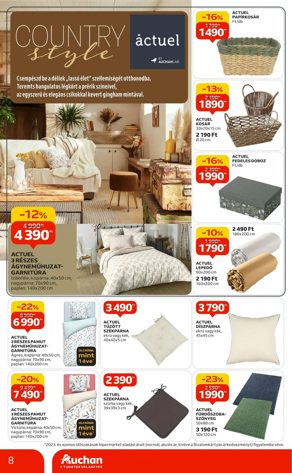 Auchan akciós újság Hipermarket minden ami konyha 03.07–04.03 – 8. oldal