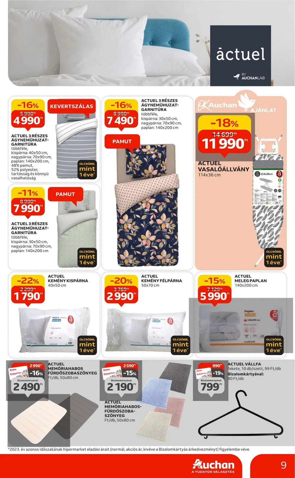 Auchan akciós újság Hipermarket minden ami konyha 03.07–04.03 – 9. oldal