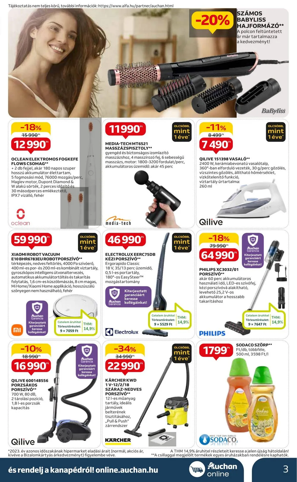 Auchan akciós újság Hipermarket Muszaki 07.04–07.17 – 3. oldal