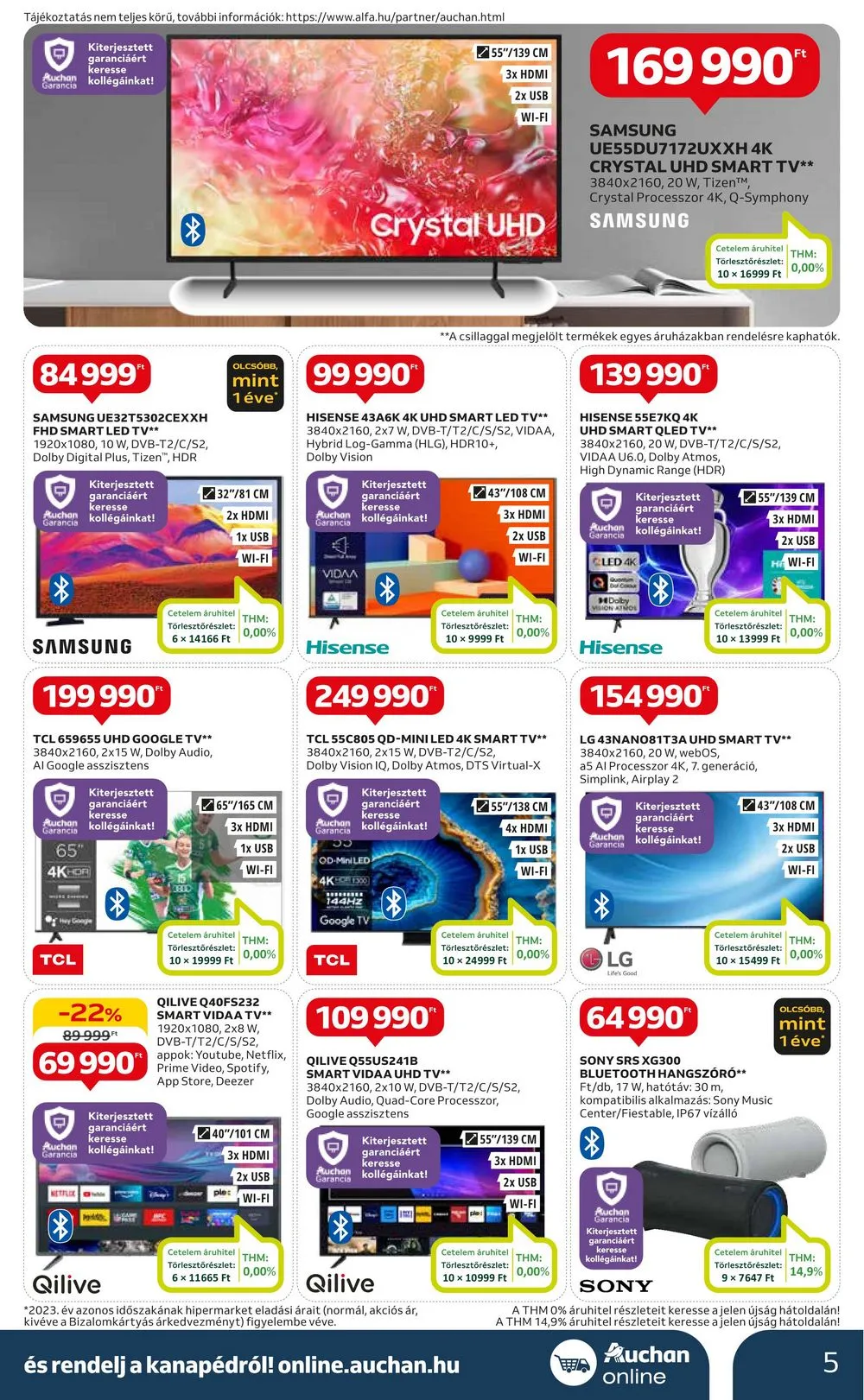 Auchan akciós újság Hipermarket Muszaki 07.04–07.17 – 5. oldal