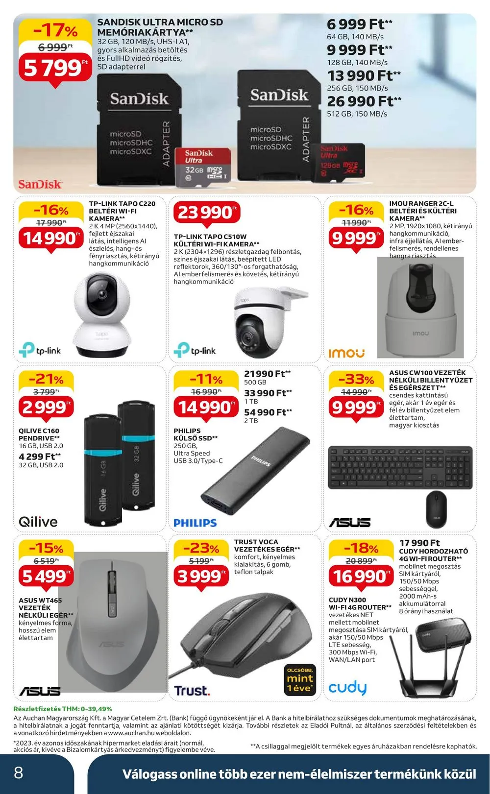 Auchan akciós újság Hipermarket Muszaki 07.04–07.17 – 8. oldal