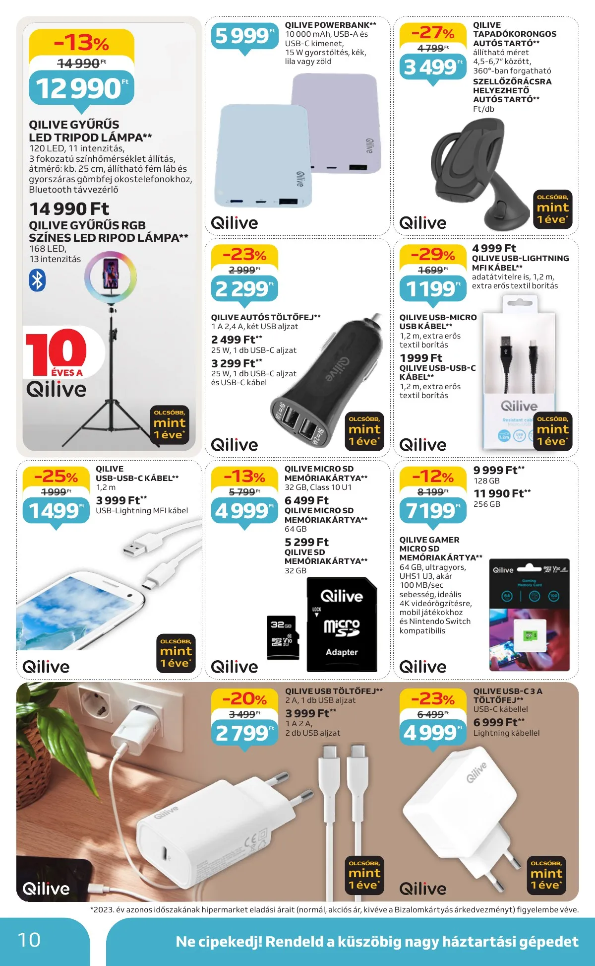 Auchan akciós újság Hipermarket Muszaki 10.03–10.22 – 10. oldal