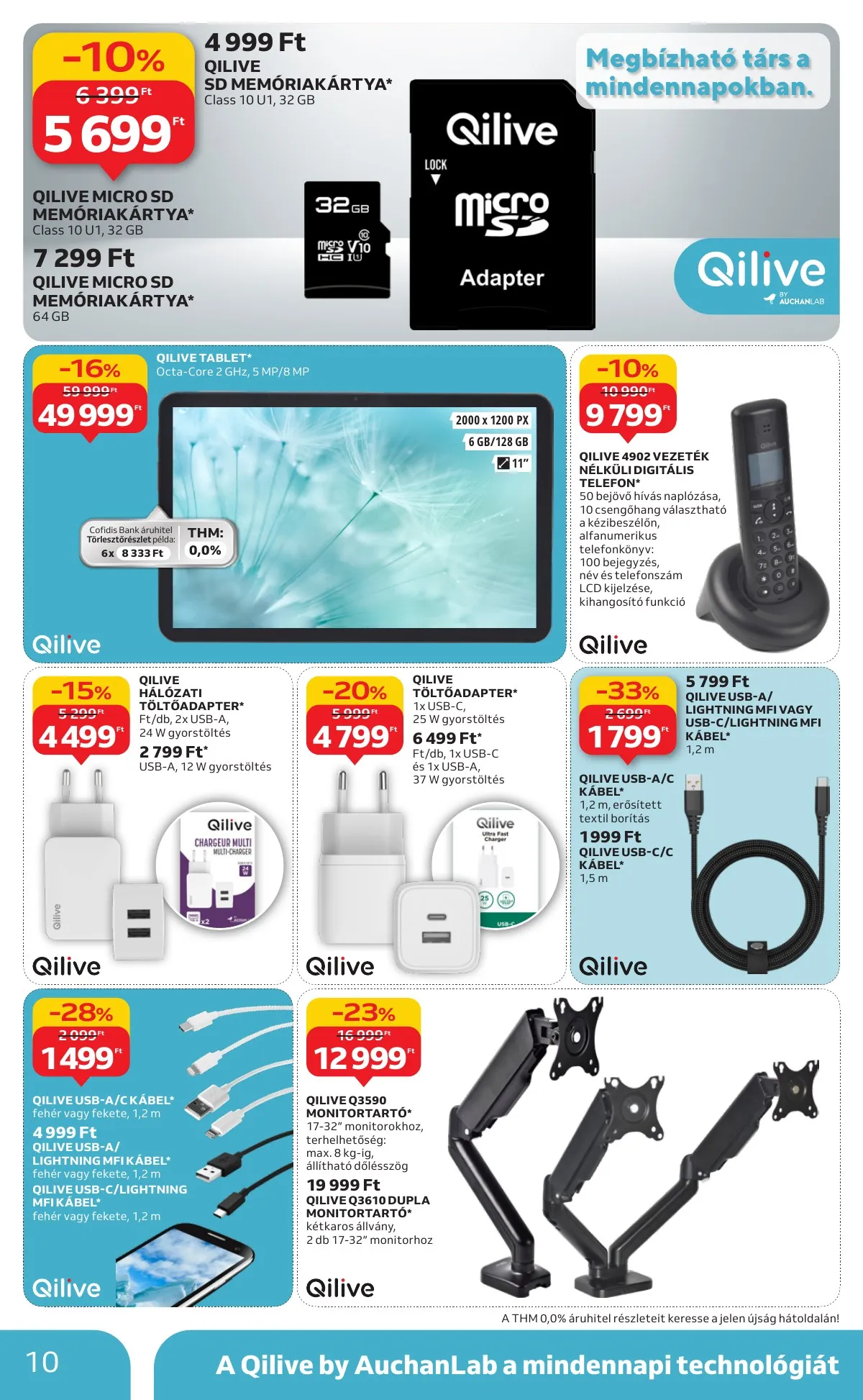 Auchan akciós újság Hipermarket Muszaki 10.09–10.29 – 10. oldal